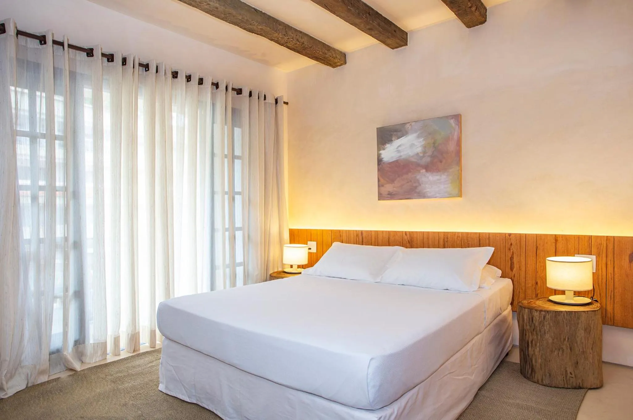 Bed in Hotel Mercedes