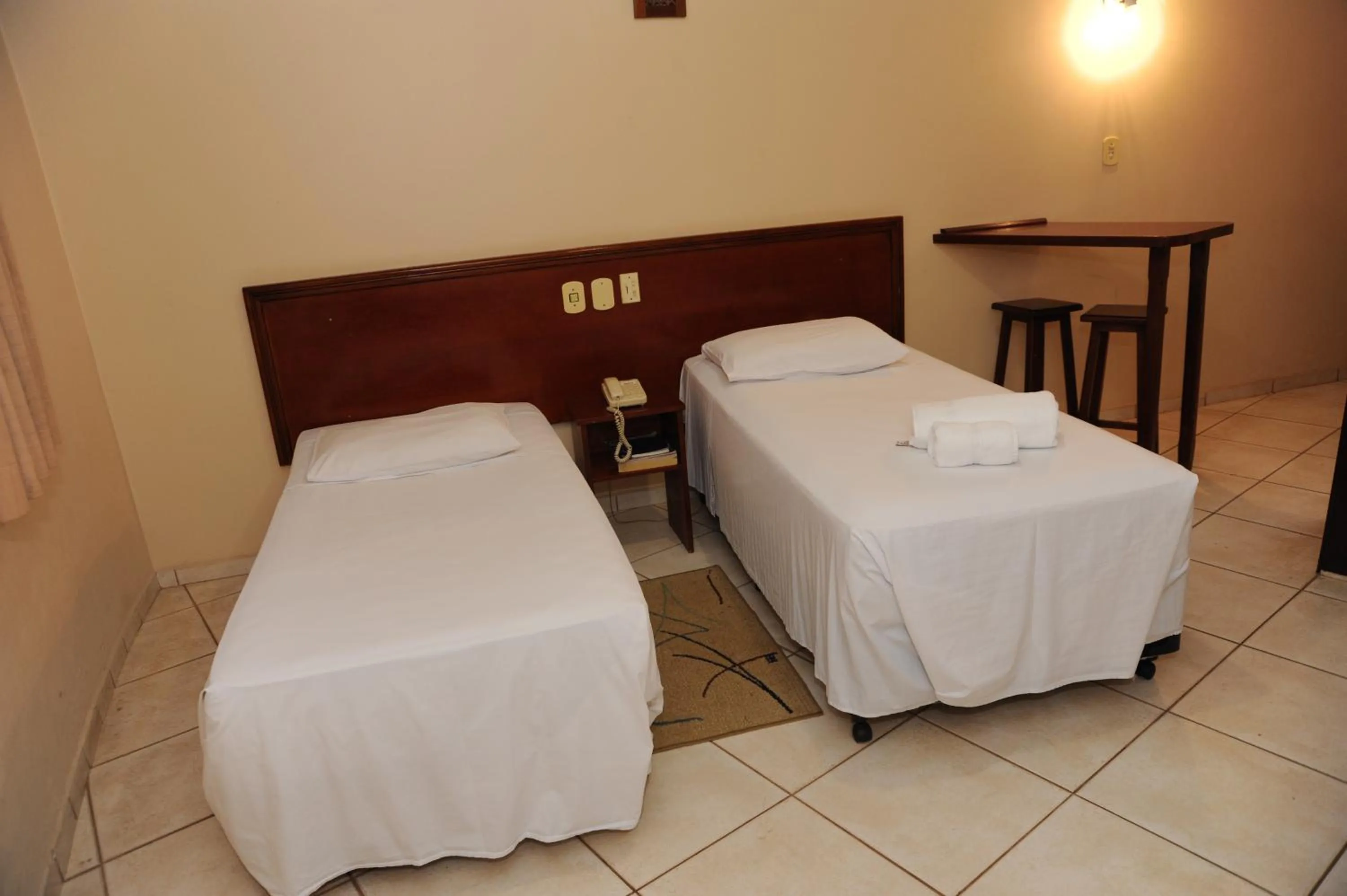 Bed in Hotel Varandas Araraquara