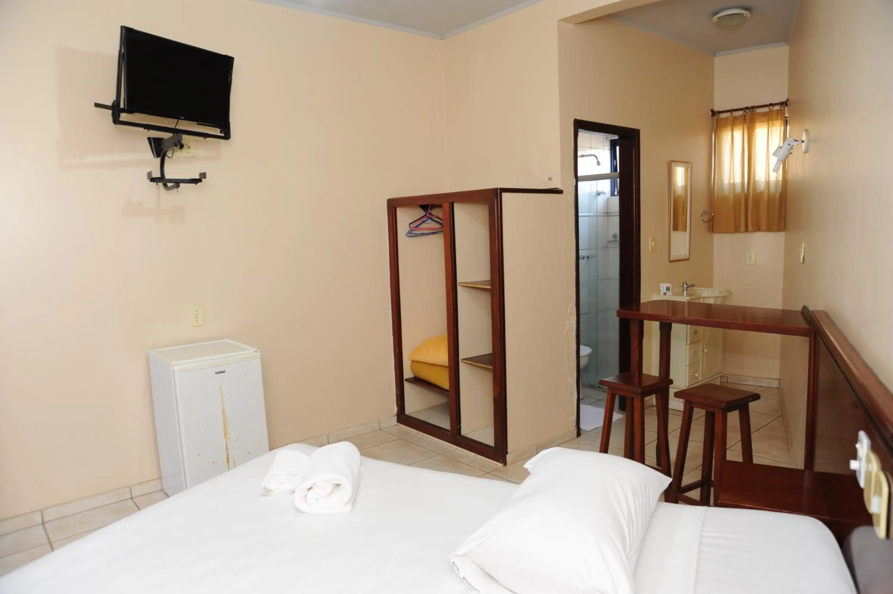 Bed in Hotel Varandas Araraquara