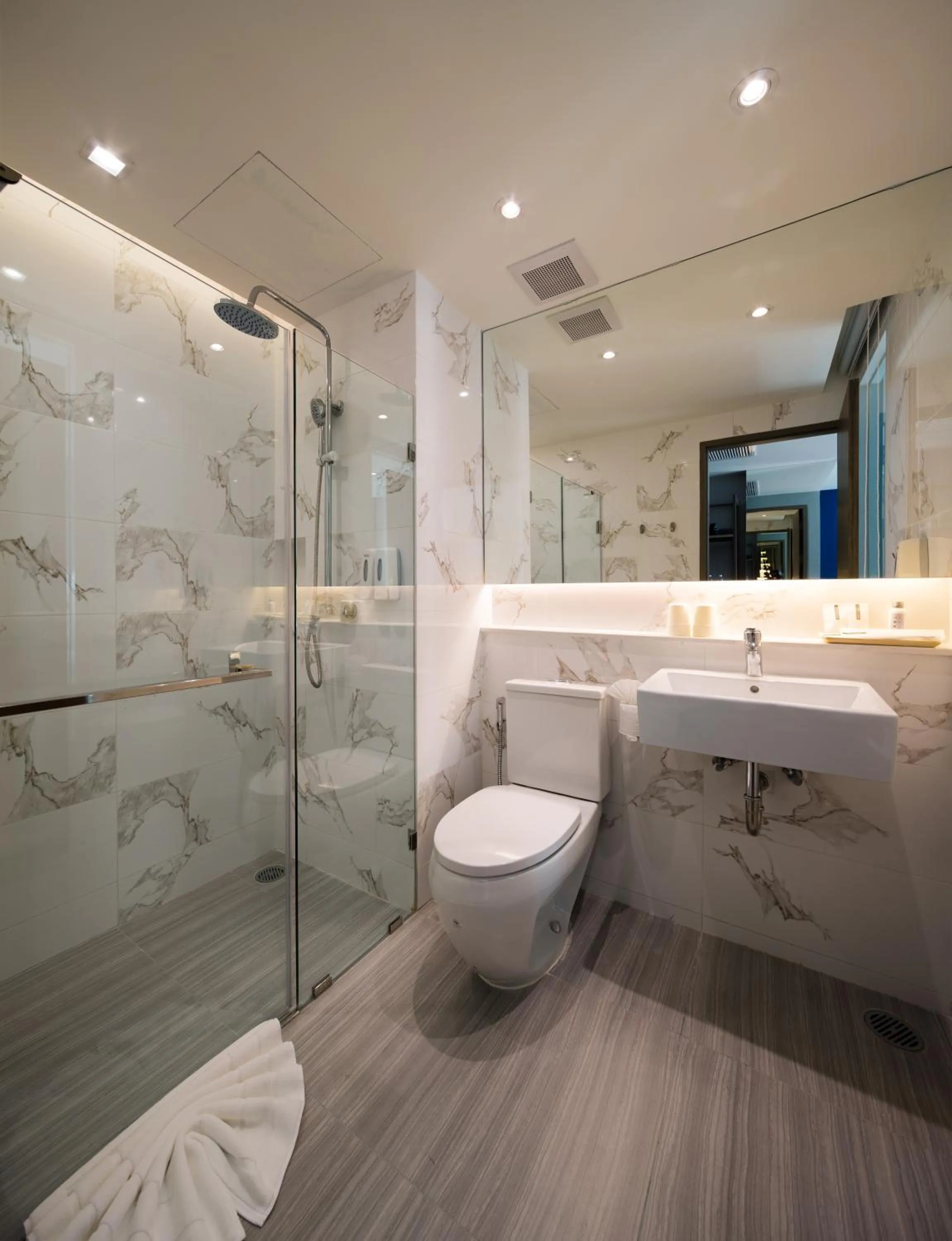 Bathroom in Hotel Tranz