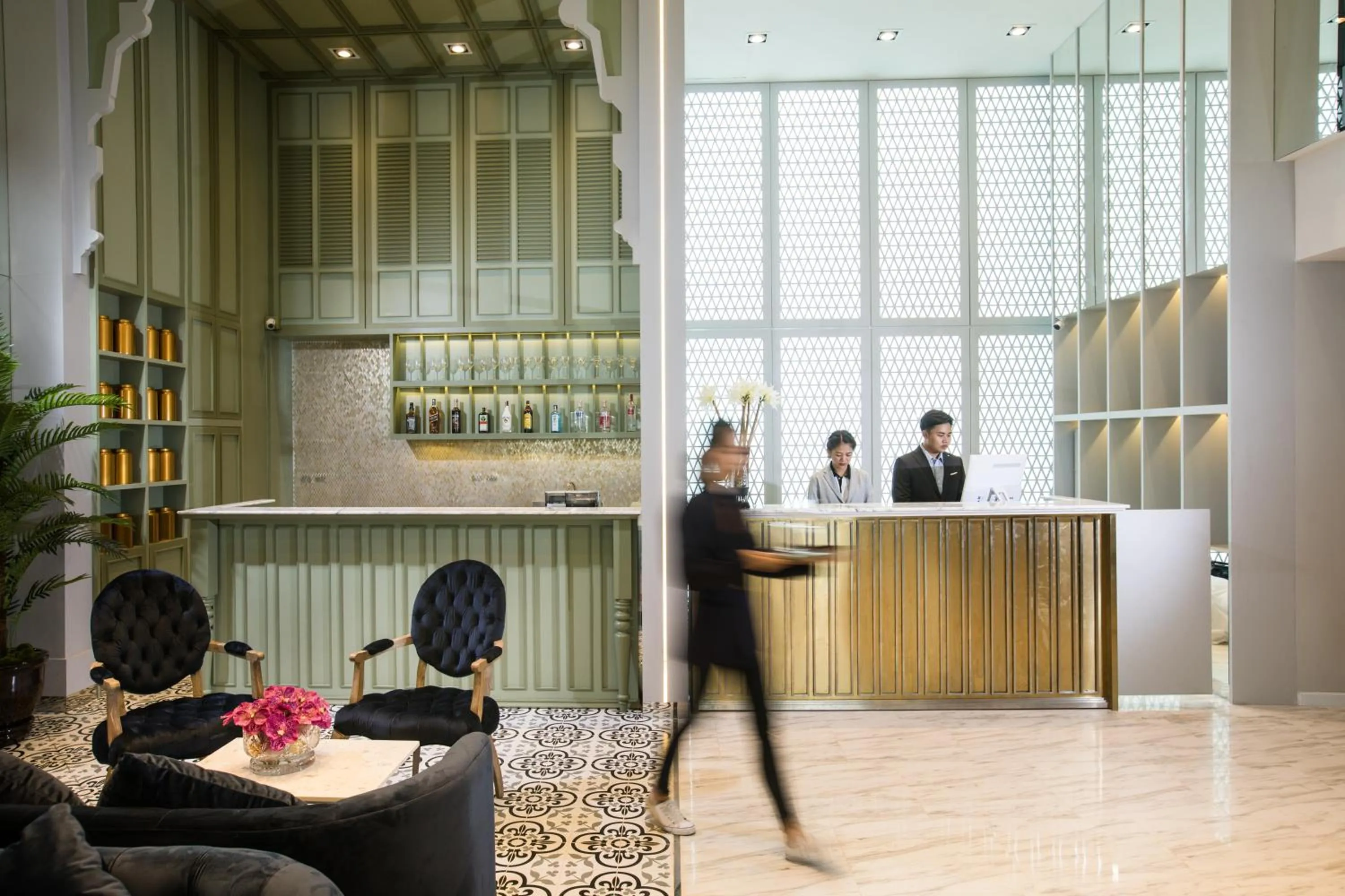 Lobby or reception in Hotel Tranz