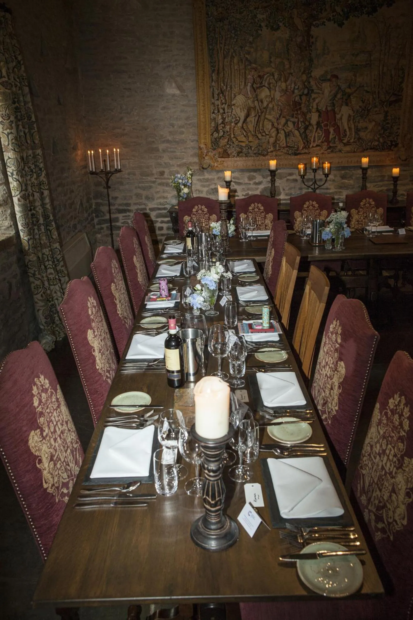 Dining area in Old Downton Lodge