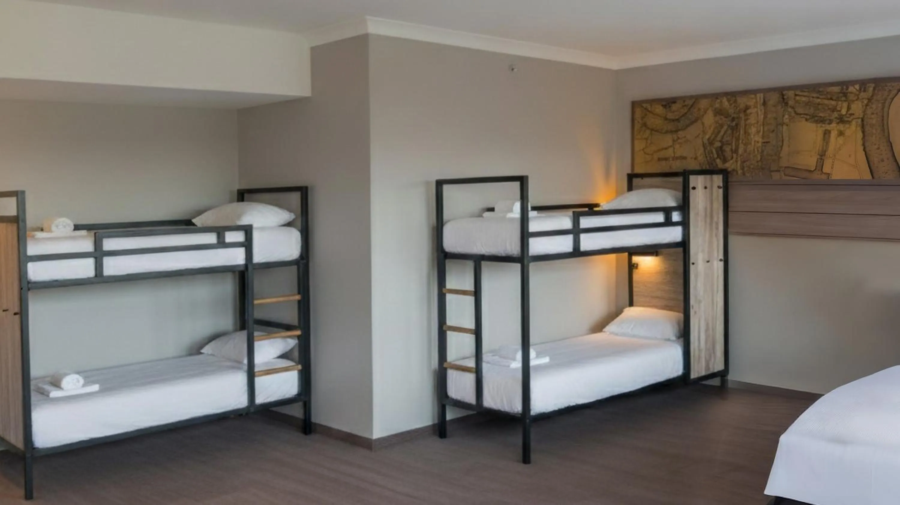 Bedroom, Bed in a&o London Docklands Riverside