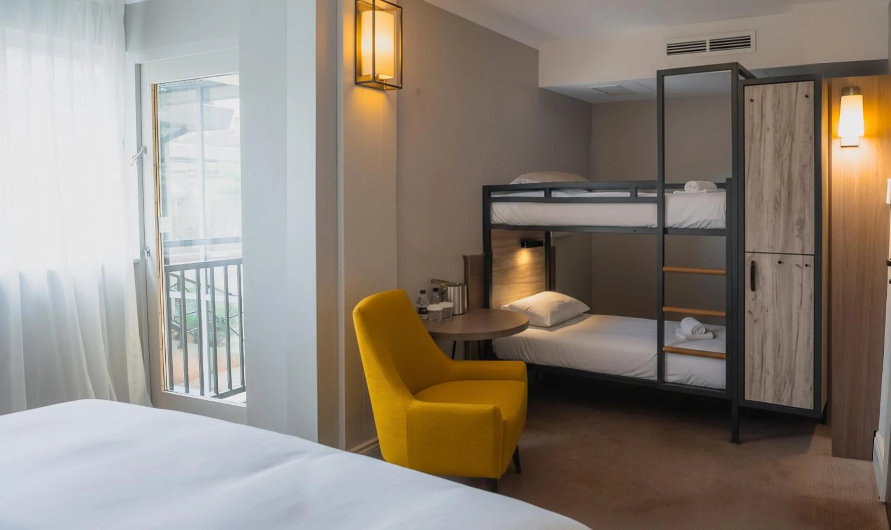 Bed in a&o London Docklands Riverside