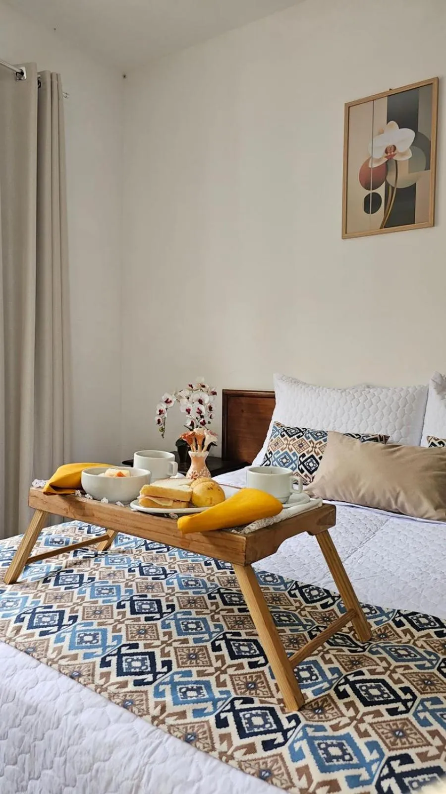 Bed in Pousada Villa Real