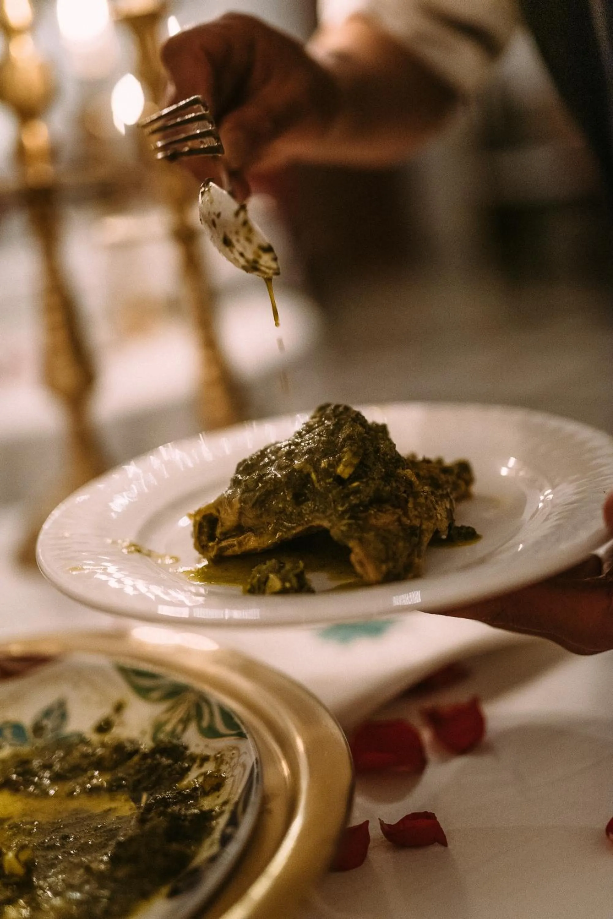 Food close-up in La Maison Bleue Batha