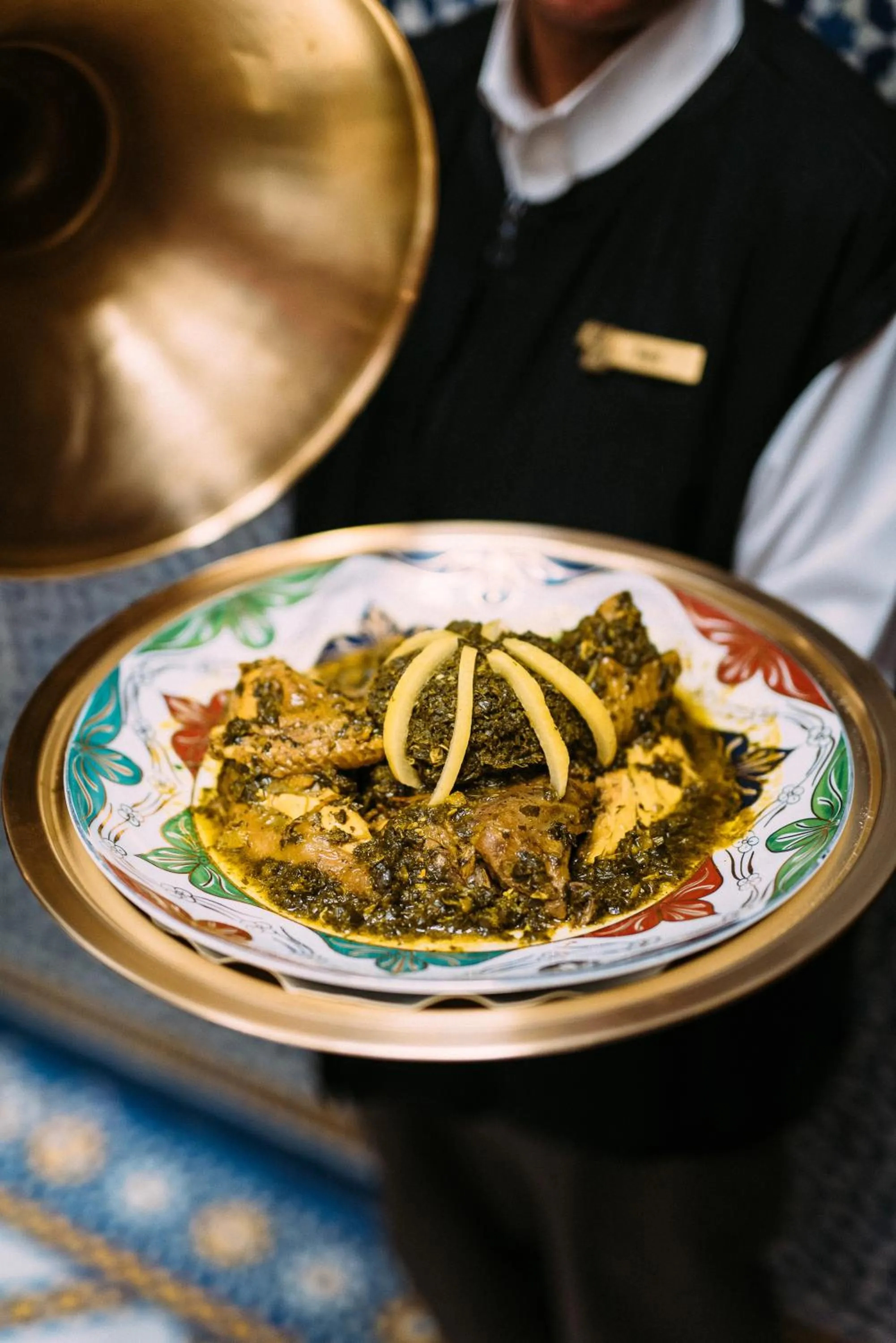 Patio in La Maison Bleue Batha