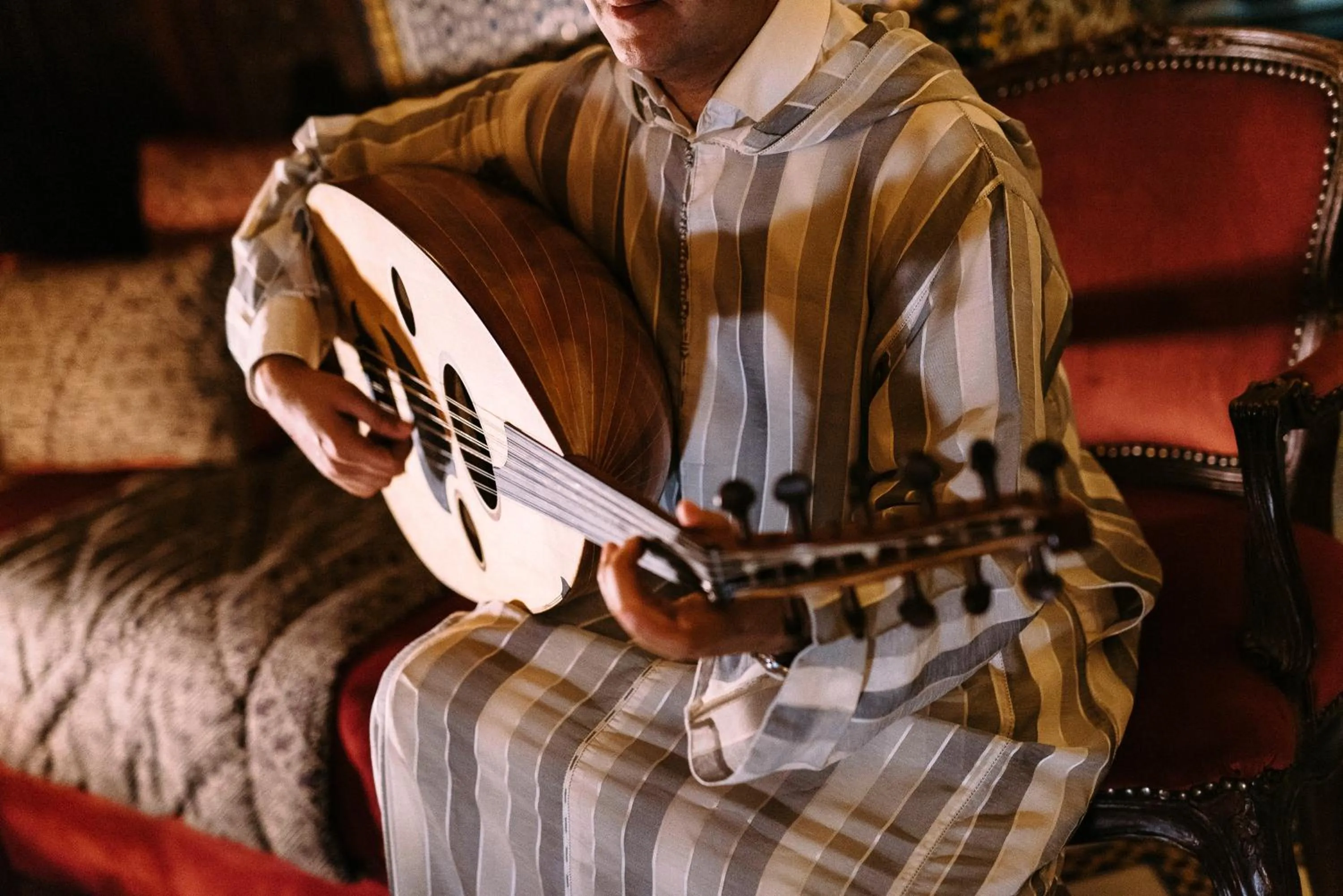 People in La Maison Bleue Batha