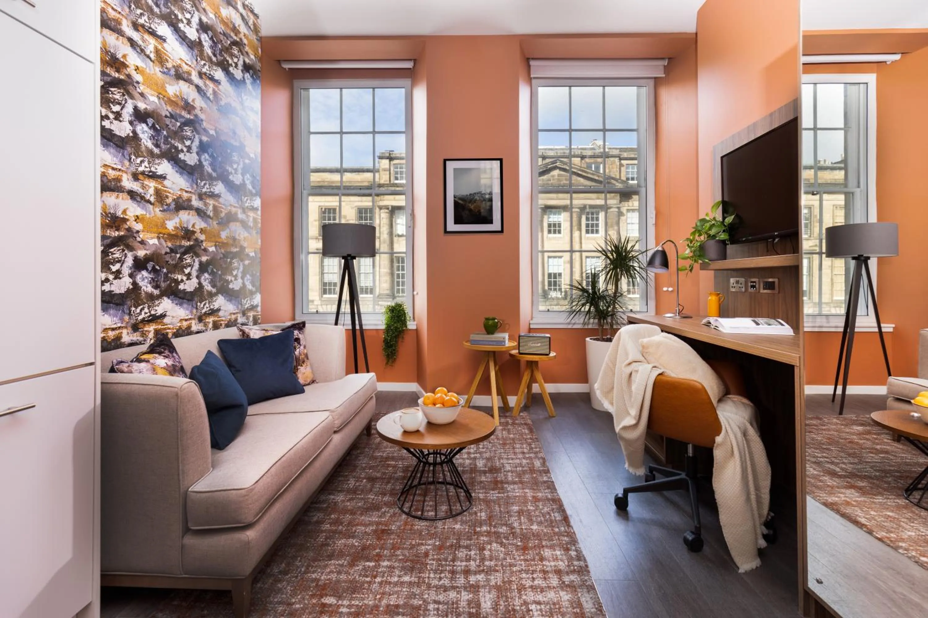 Seating area in Heeton Concept Aparthotel Edinburgh Queen Street