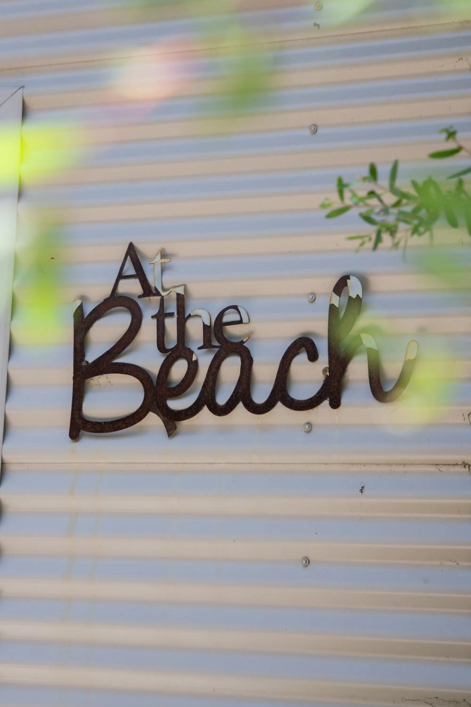 Text overlay in Beach Holiday Apartments