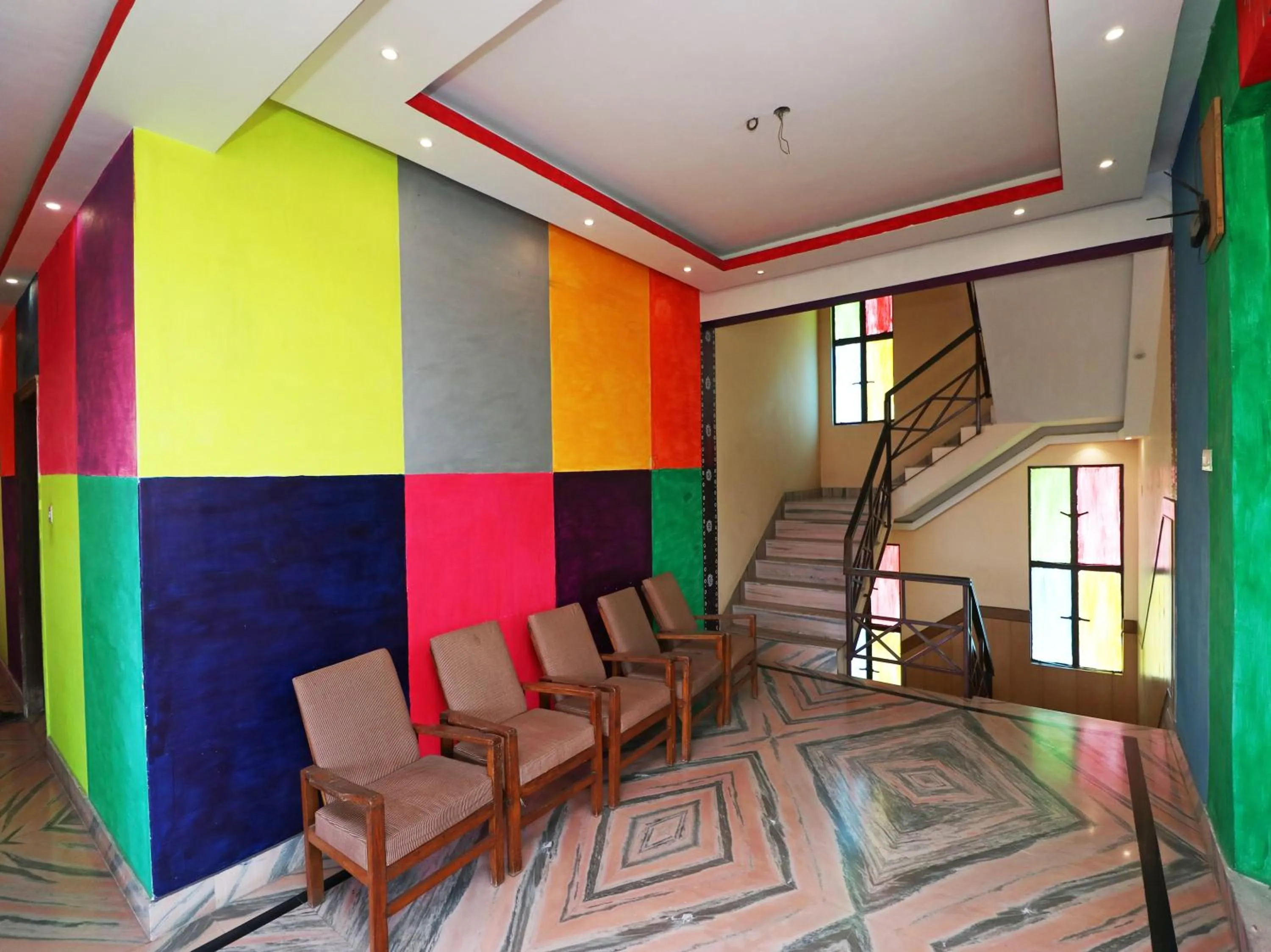 Seating area in Hotel Buddha