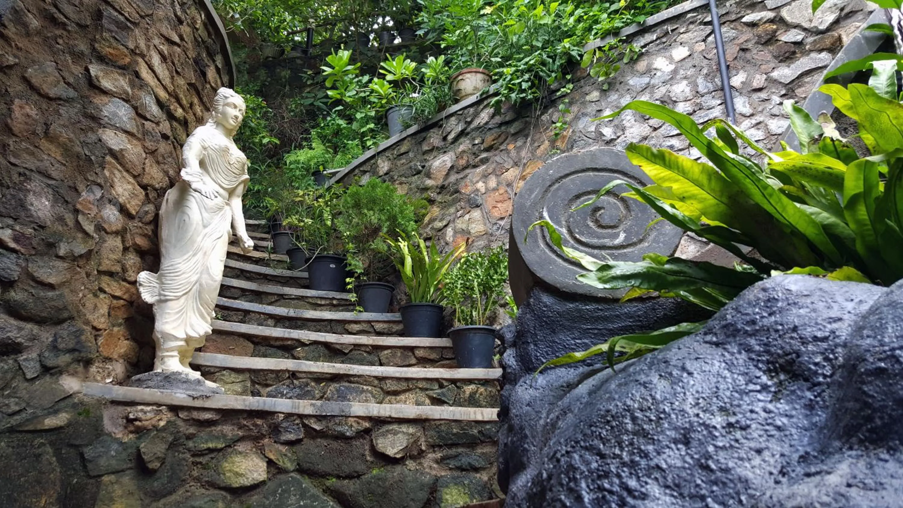 Decorative detail in Ridee Villa