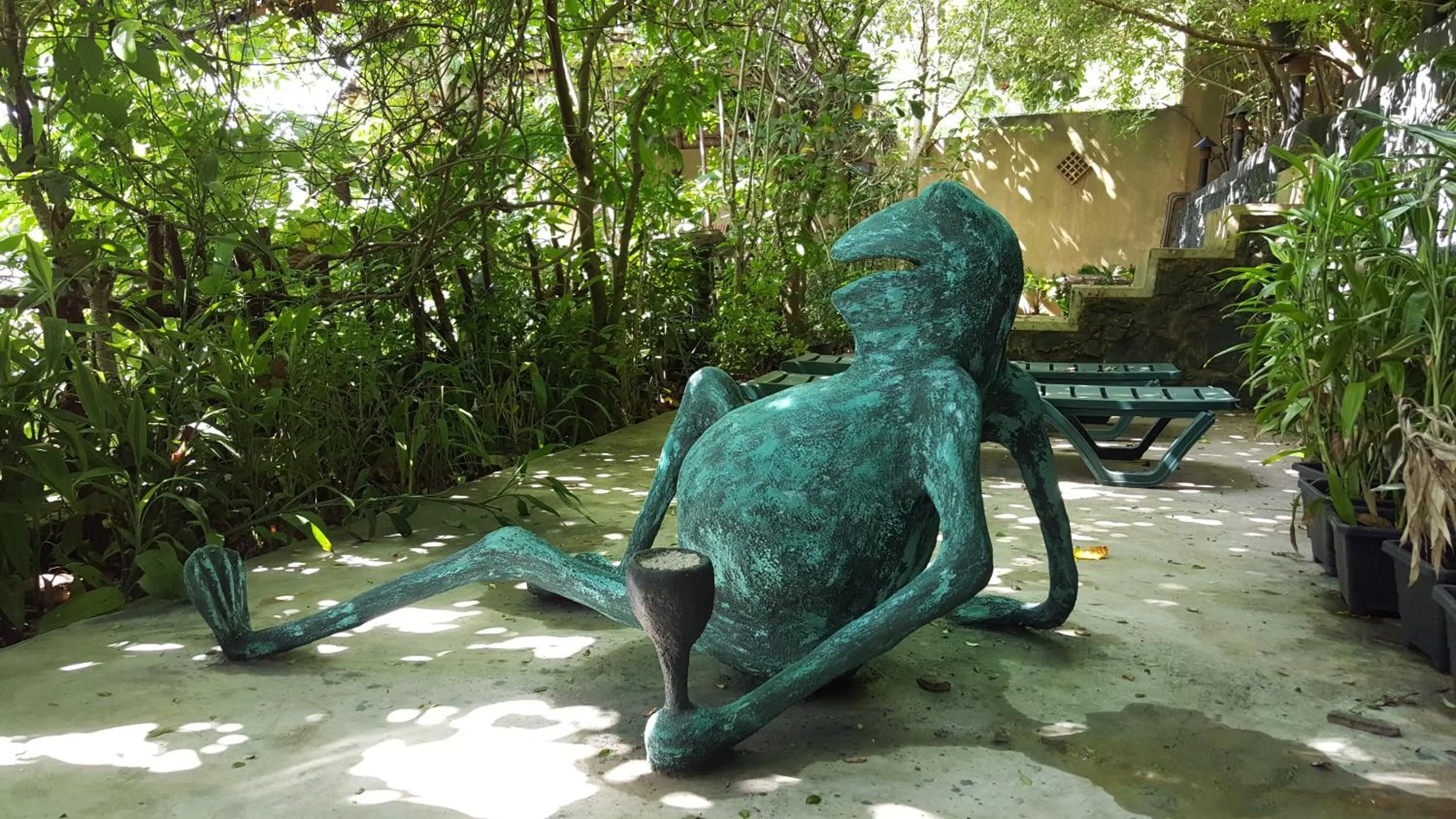 Decorative detail in Ridee Villa