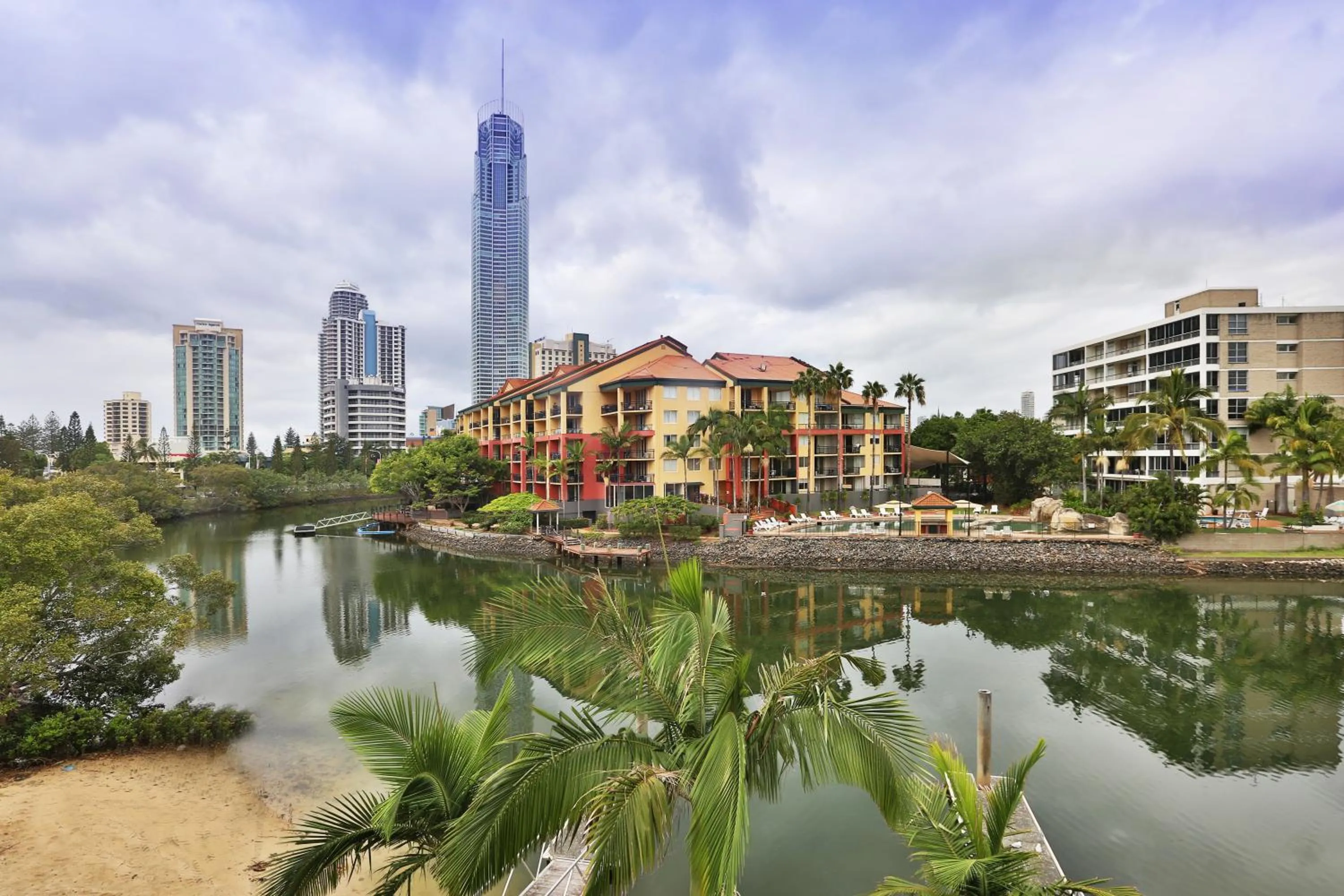 River view in K Resort Surfers Paradise Apartments