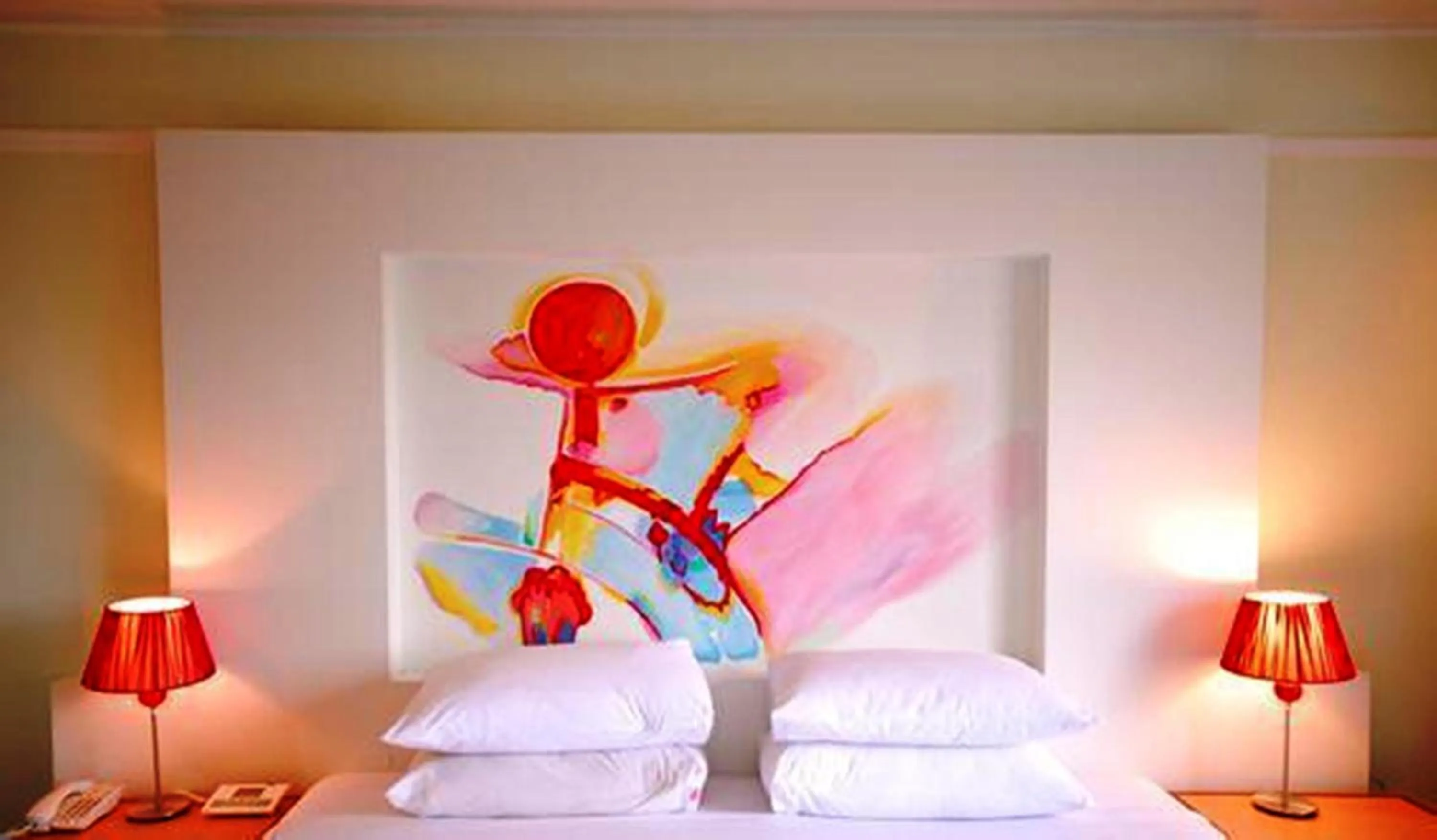 Decorative detail, Bed in The Palazzo Hotel