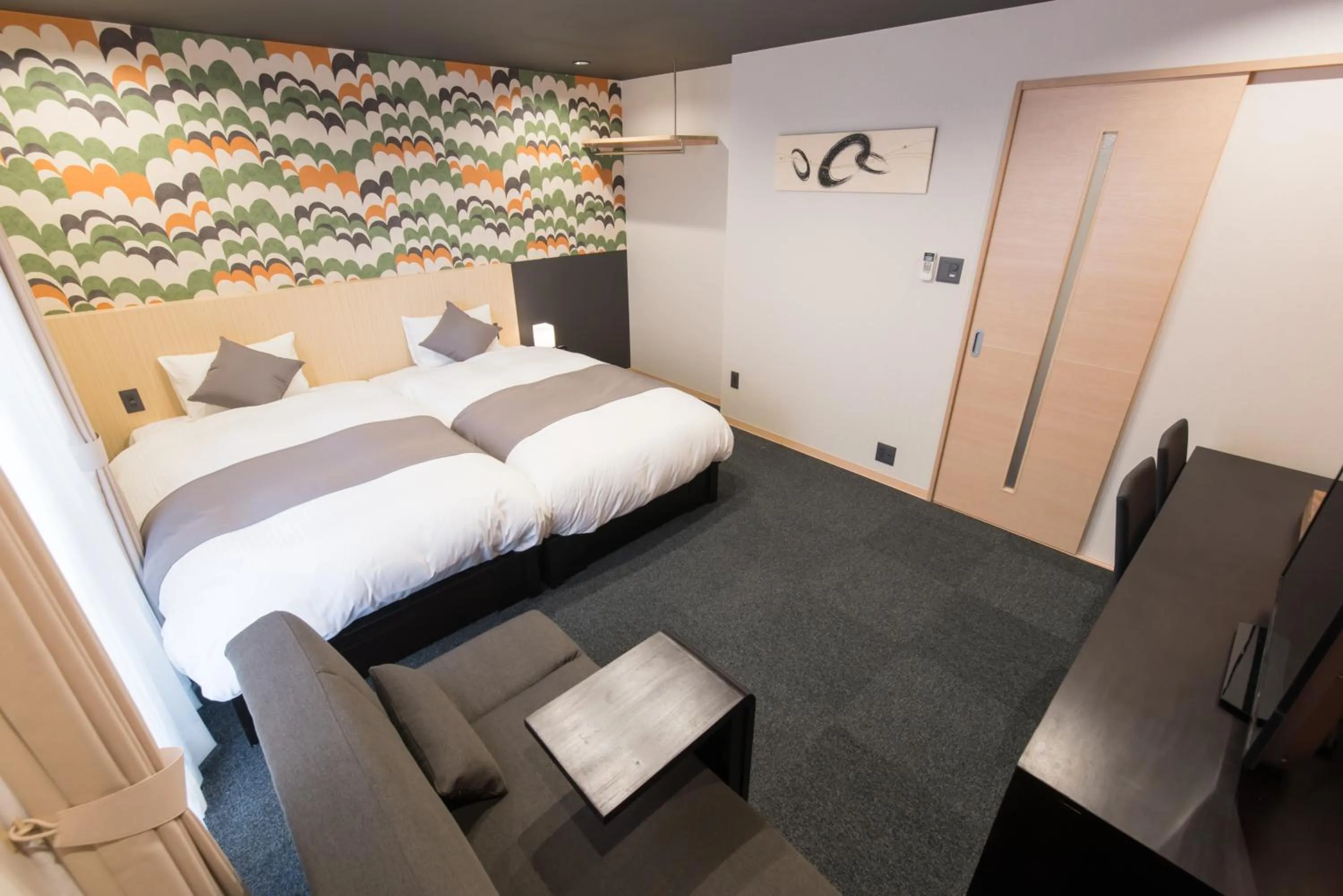 Living room, Bed in Stay SAKURA Kyoto Zen