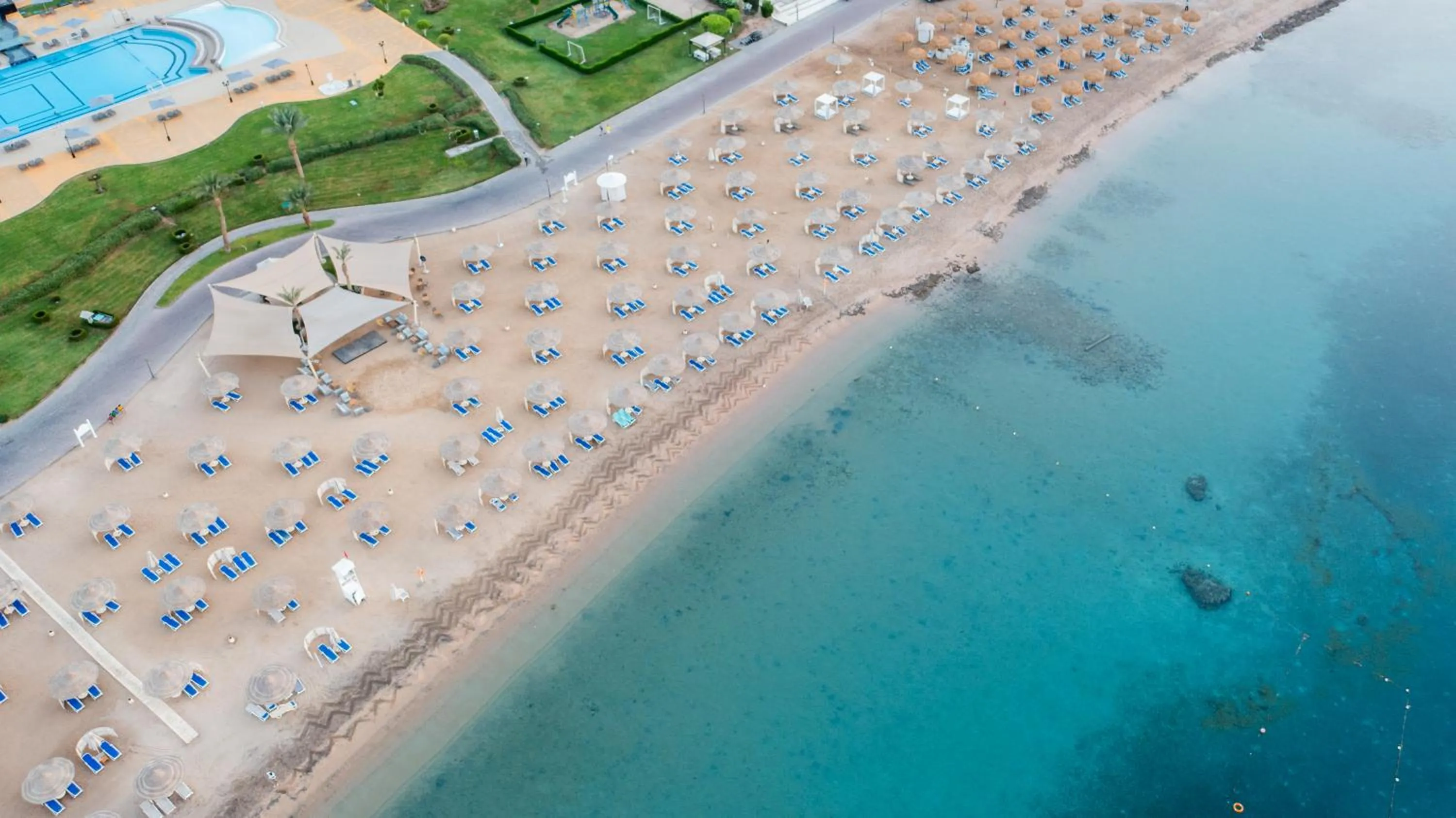 Bird's eye view in Old Palace Resort Sahl Hasheesh