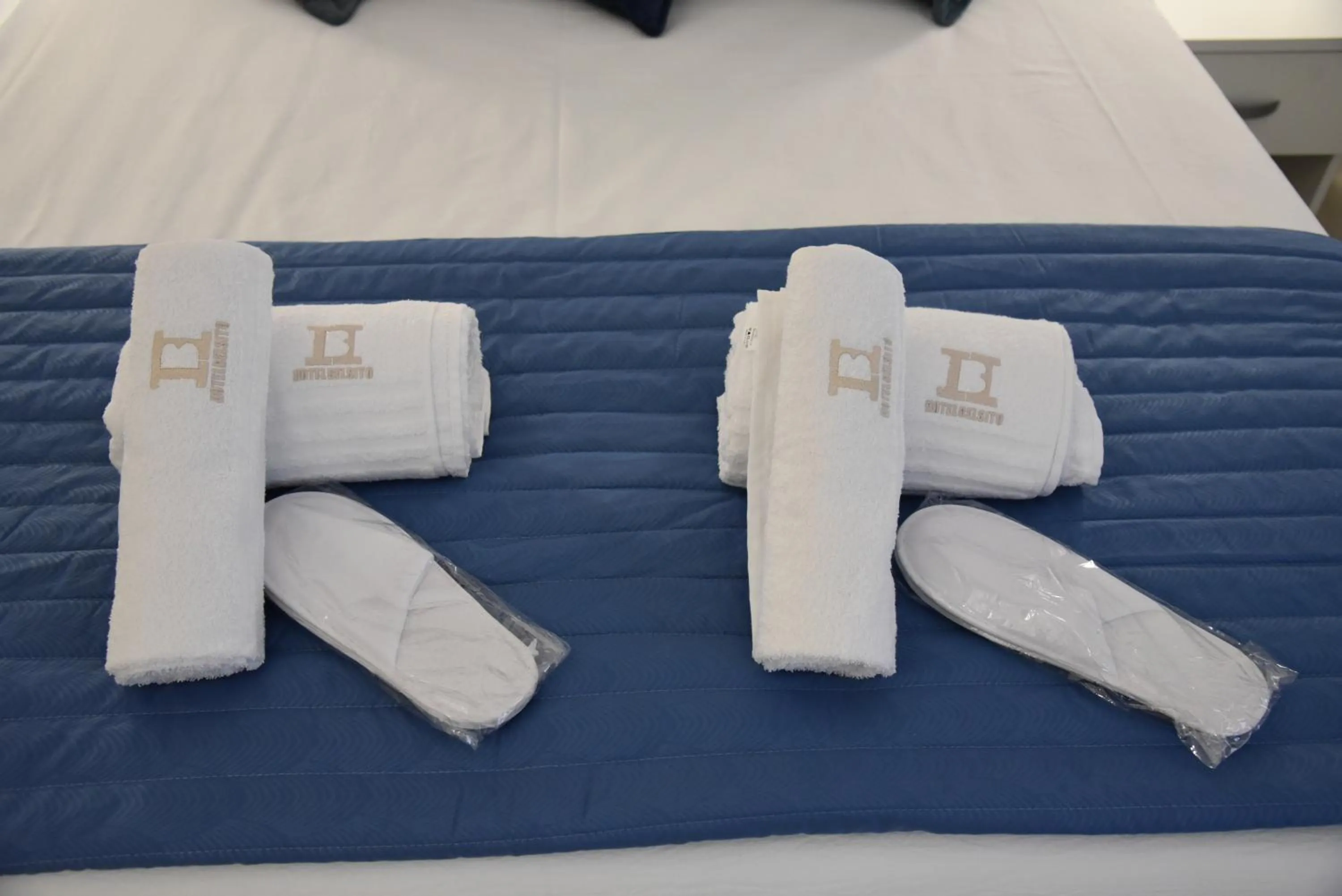 Bed in Hotel Belsito