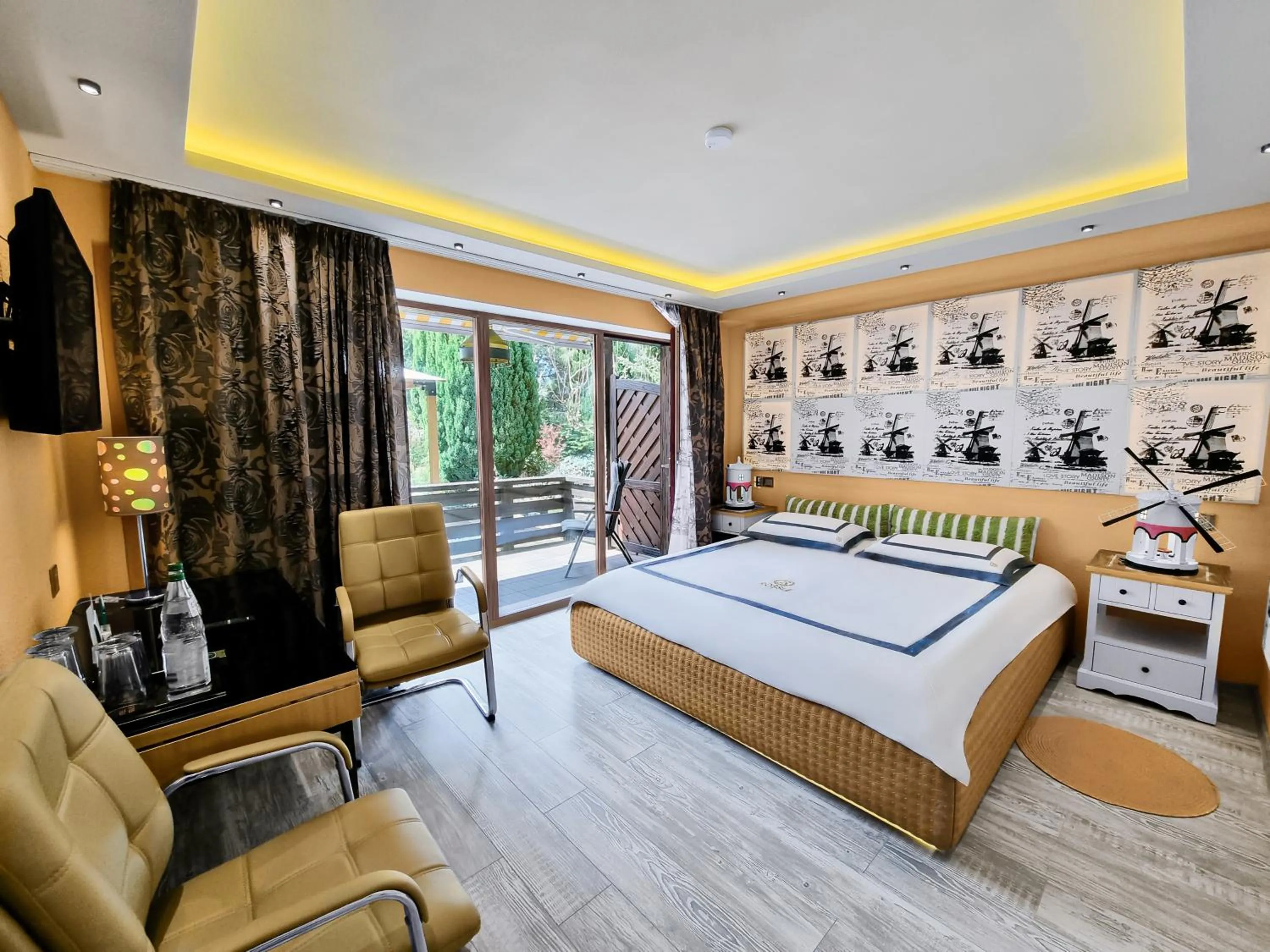 Bed in Hotel Rössle