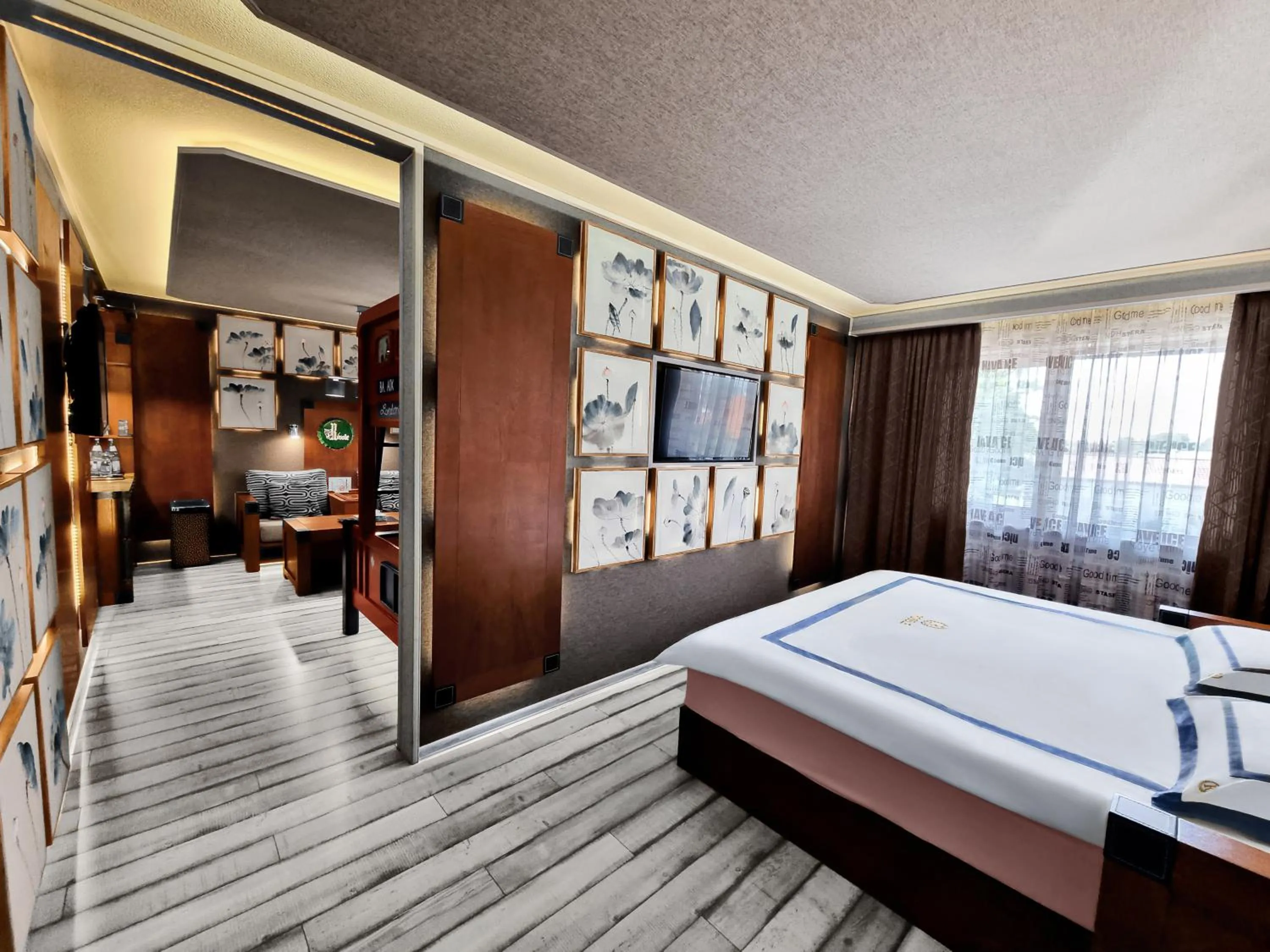 Bed in Hotel Rössle