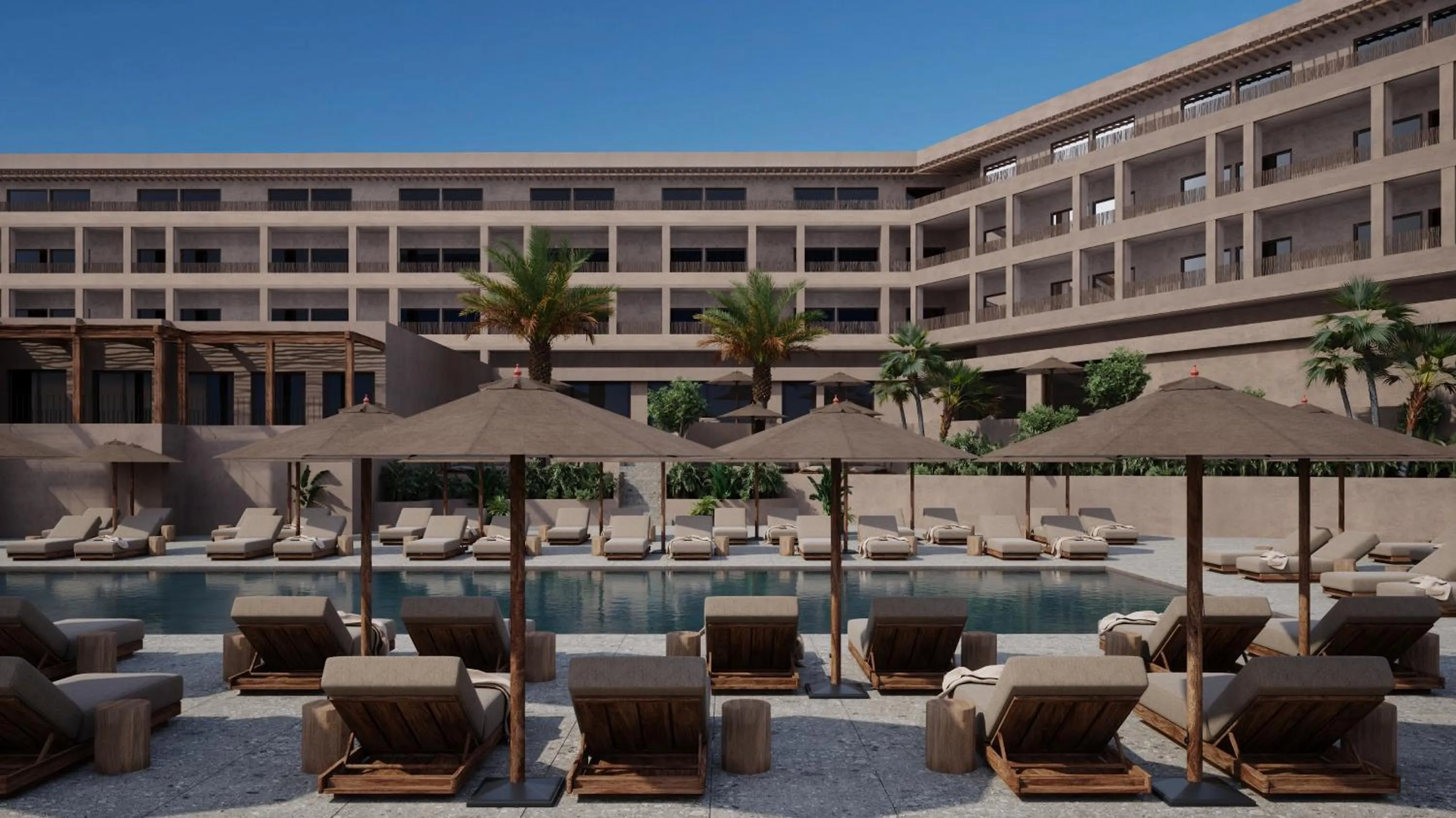 Swimming pool in Serita Beach Hotel