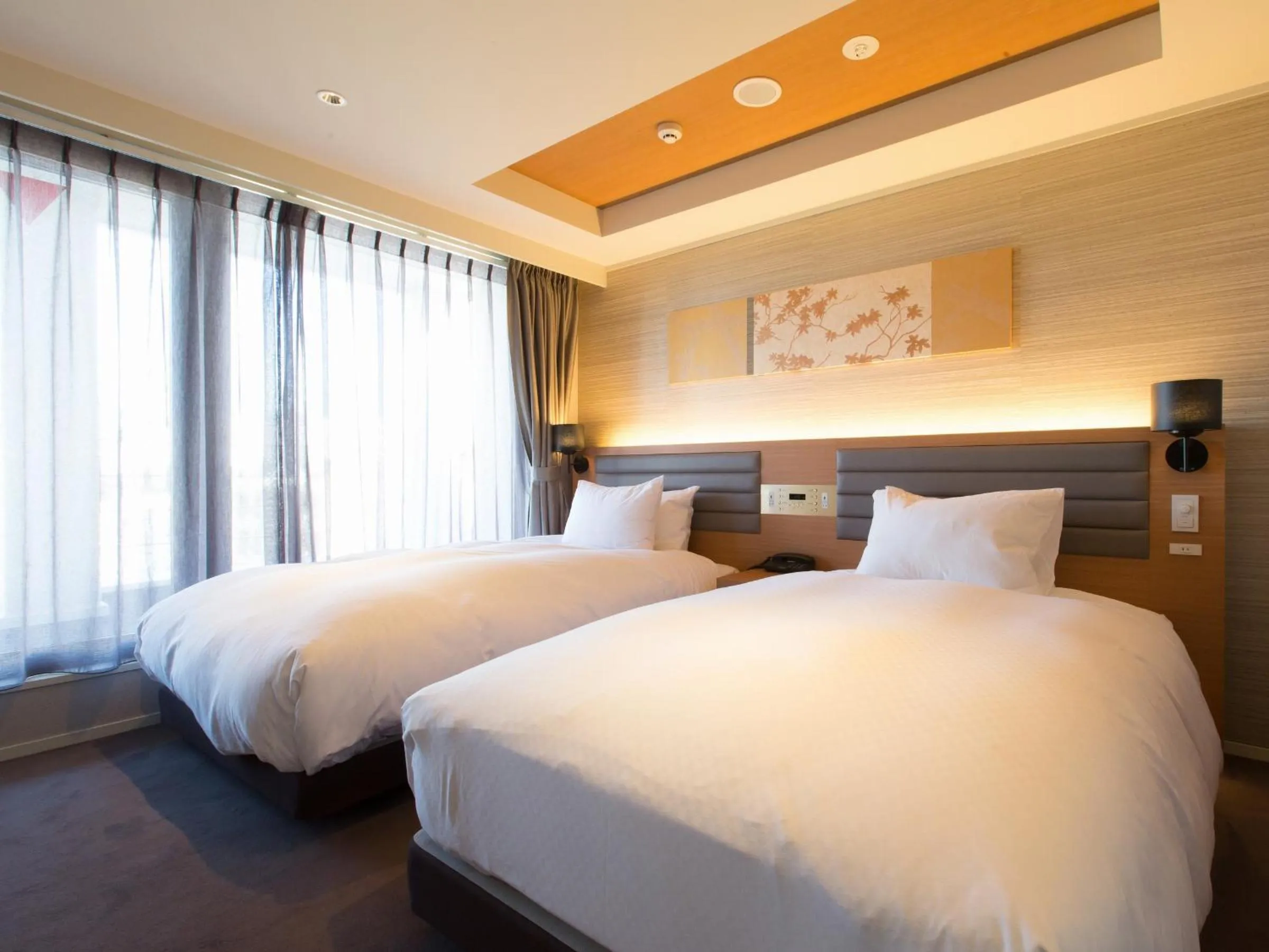 Bed in Hotel Shiki Utsubo Park