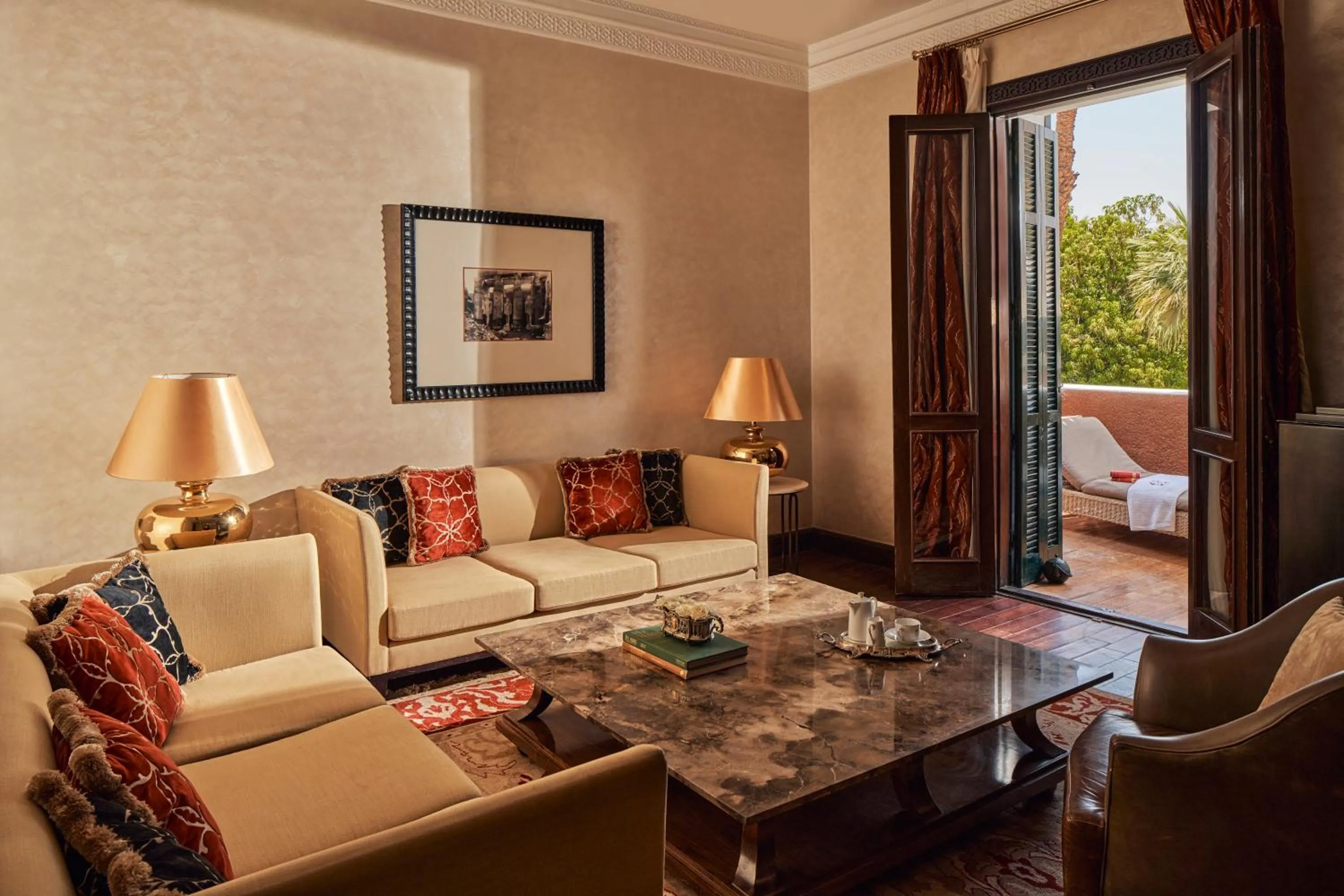 Balcony/Terrace in Sofitel Legend Old Cataract