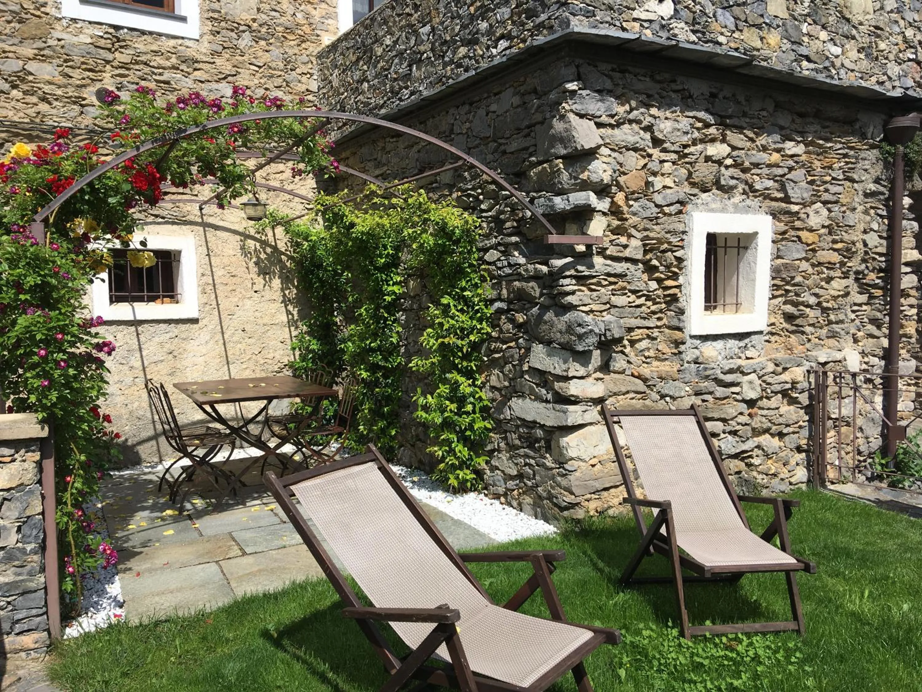 Patio in La Casa dei Nonni Castelbianco