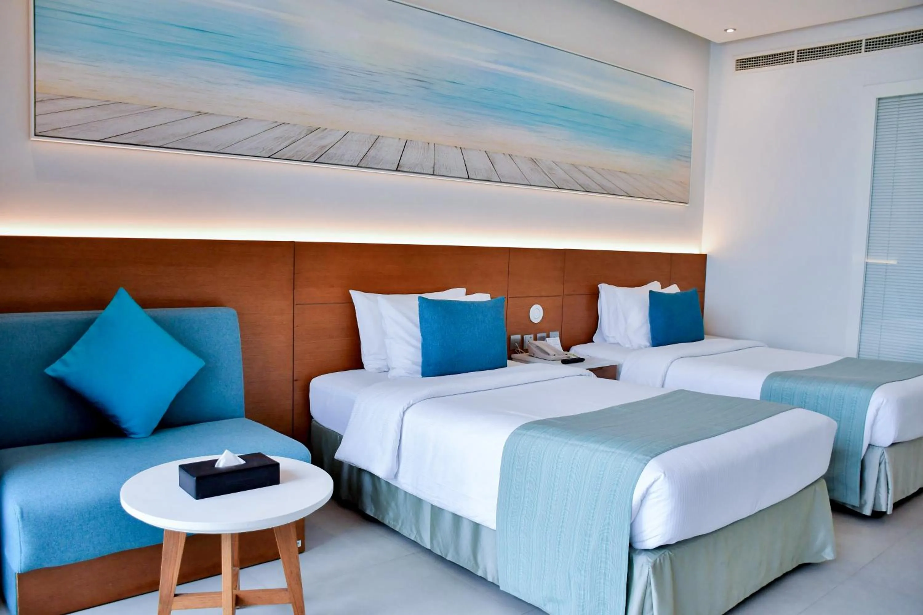 Bed in Wyndham Garden Ajman Corniche