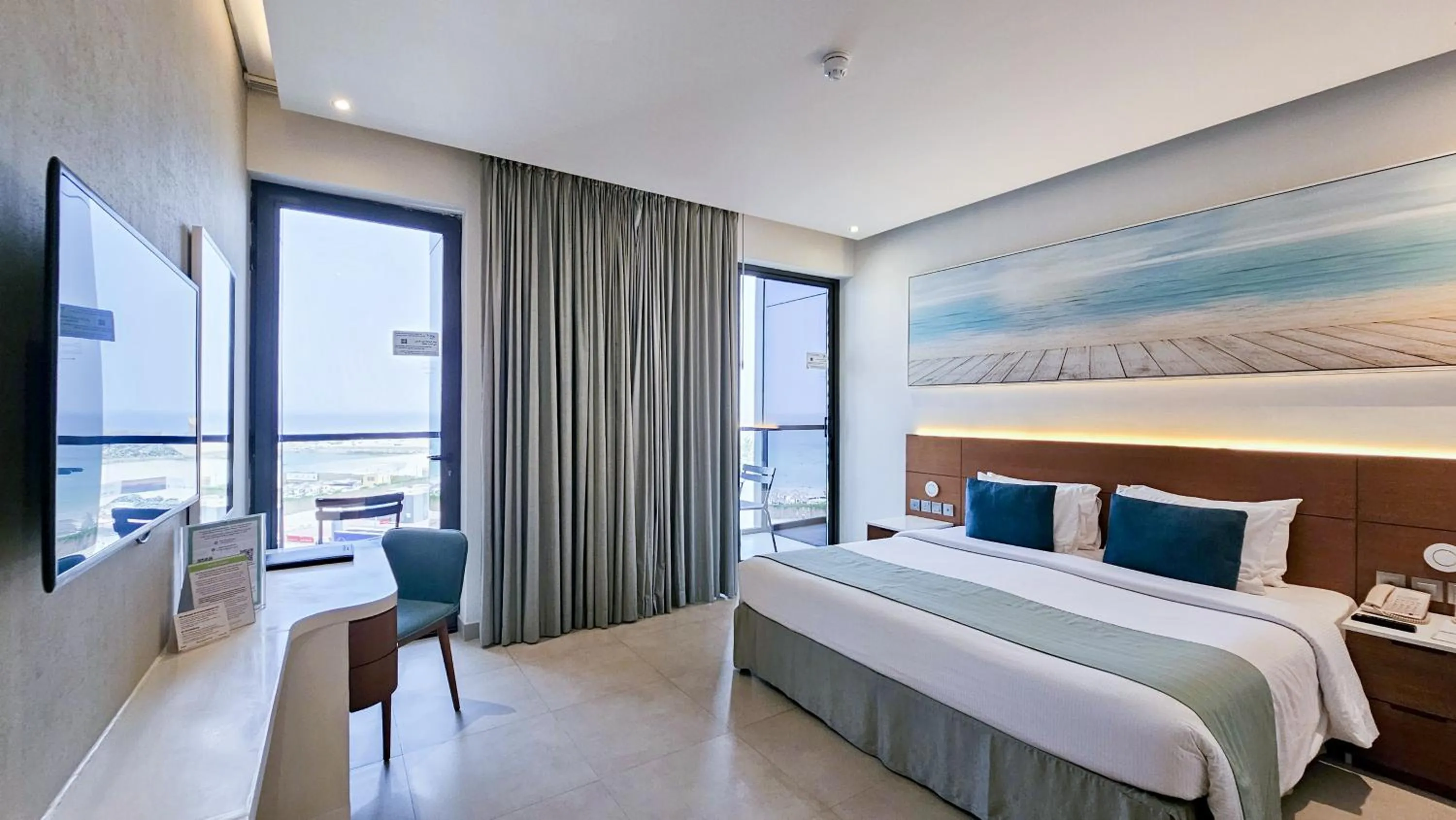 Bed in Wyndham Garden Ajman Corniche