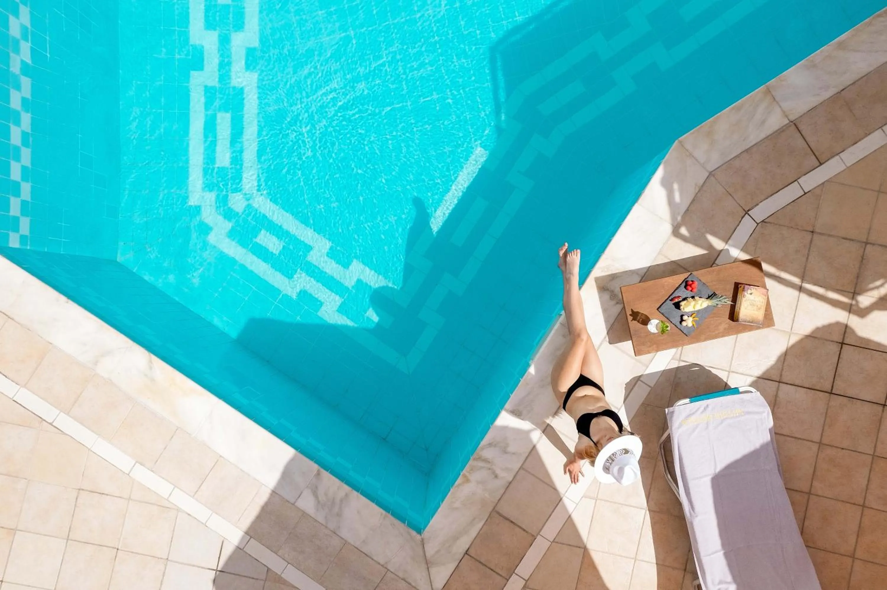 Swimming pool in Canvas by Mitsis Petit Palais