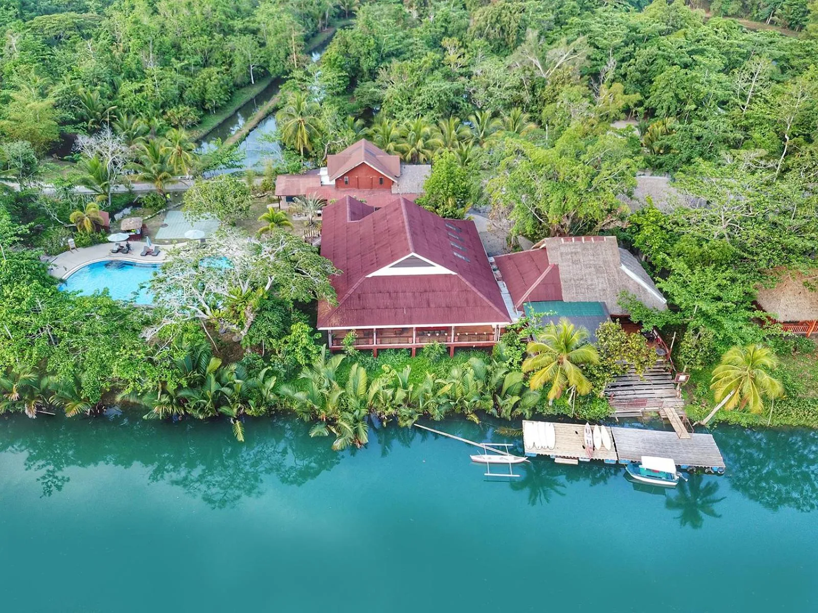 Bird's eye view in Loboc River Resort