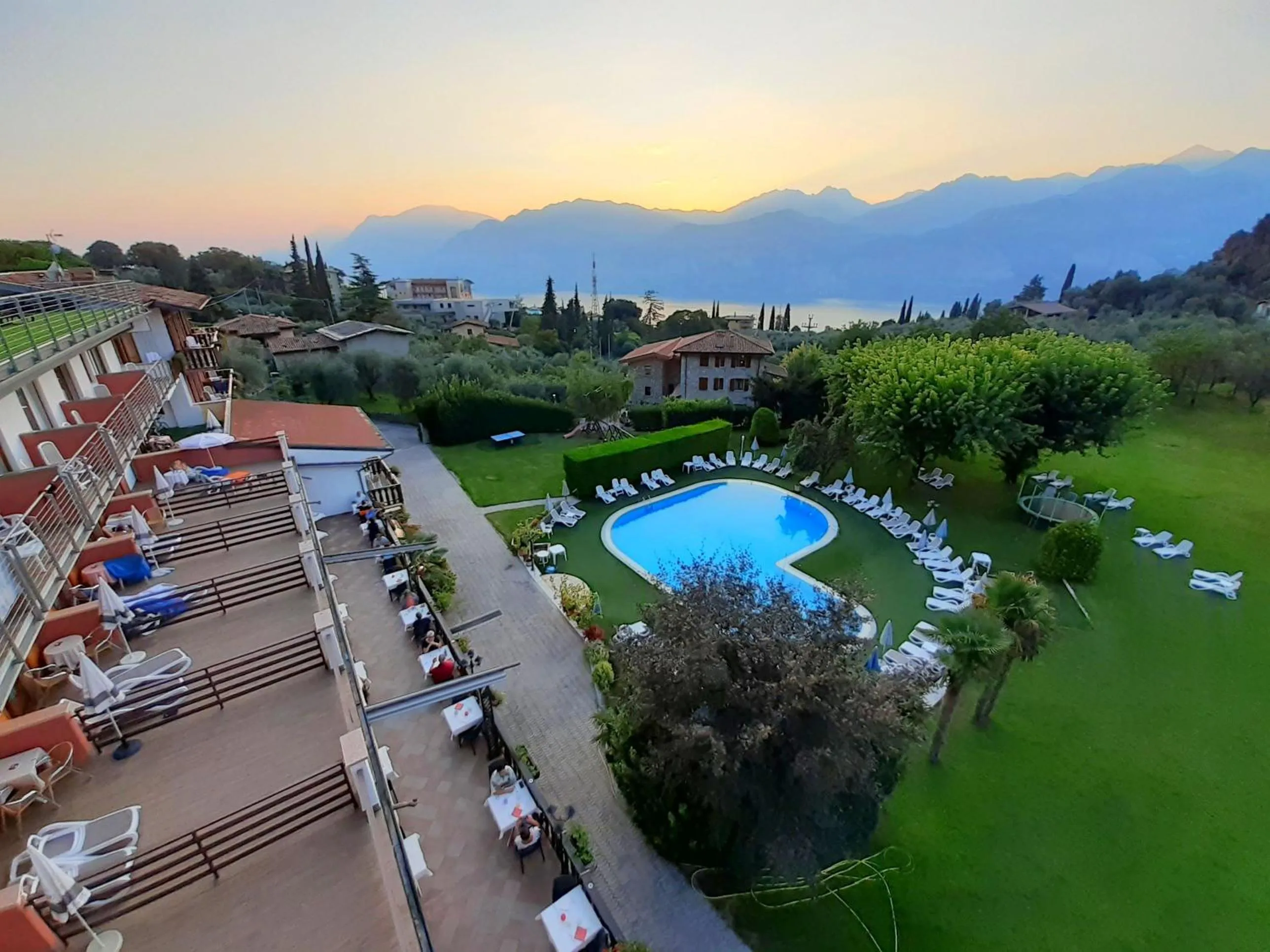 Pool view in Park Hotel Val Di Monte ***S