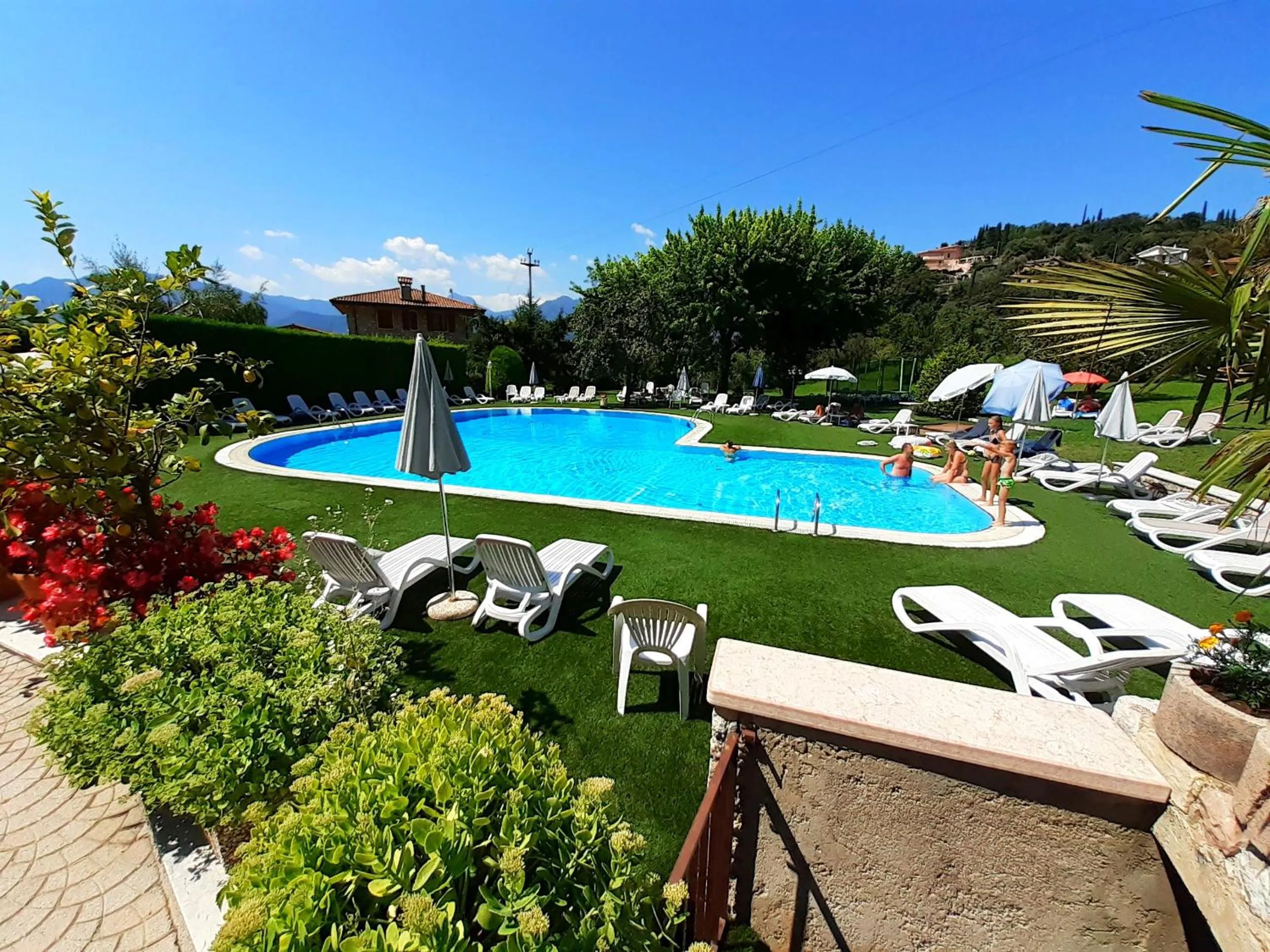 Pool view in Park Hotel Val Di Monte ***S