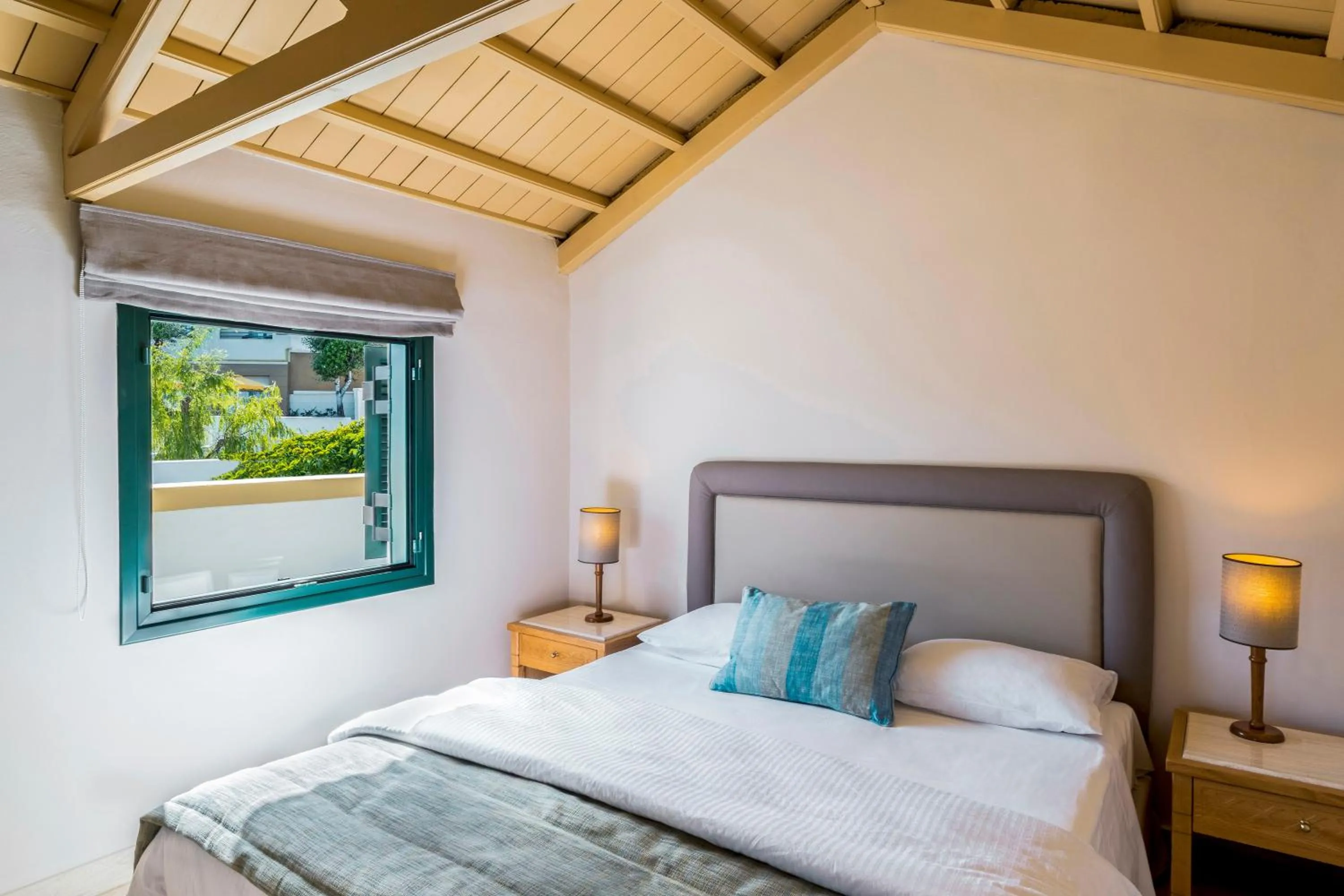 Bedroom, Bed in Mitsis Rodos Maris