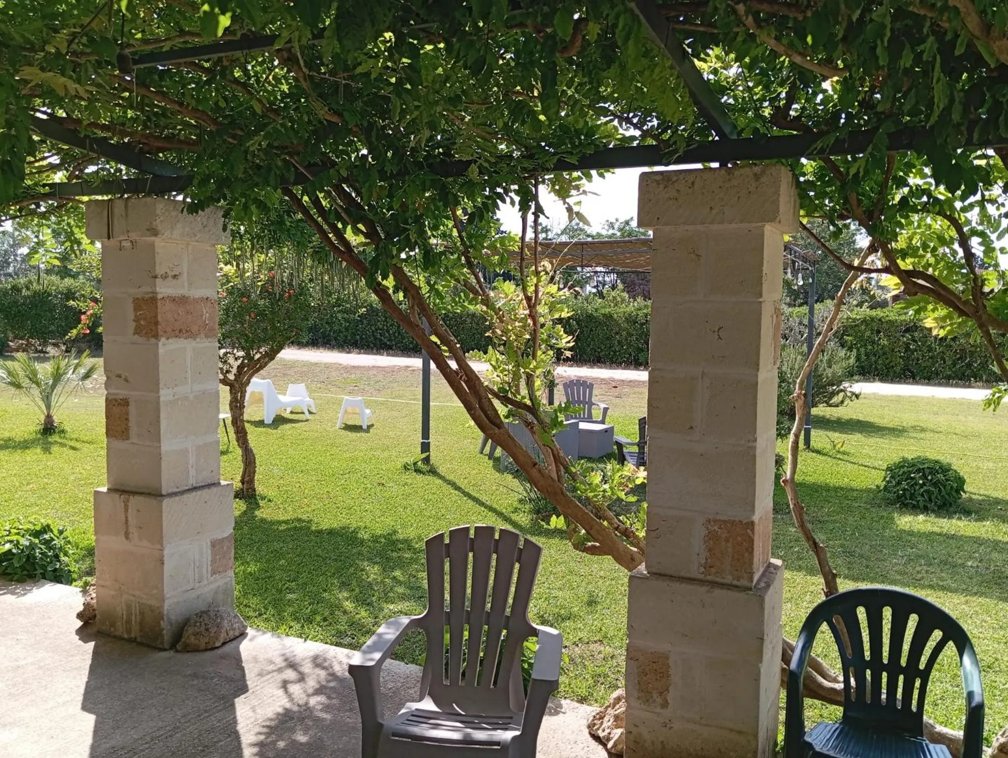 Patio in B&B Villa Sofia