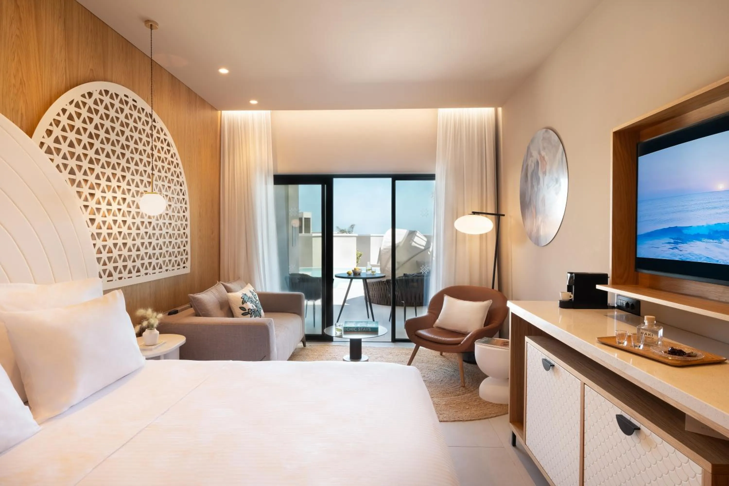 Bedroom, Bed in Mitsis Rodos Village