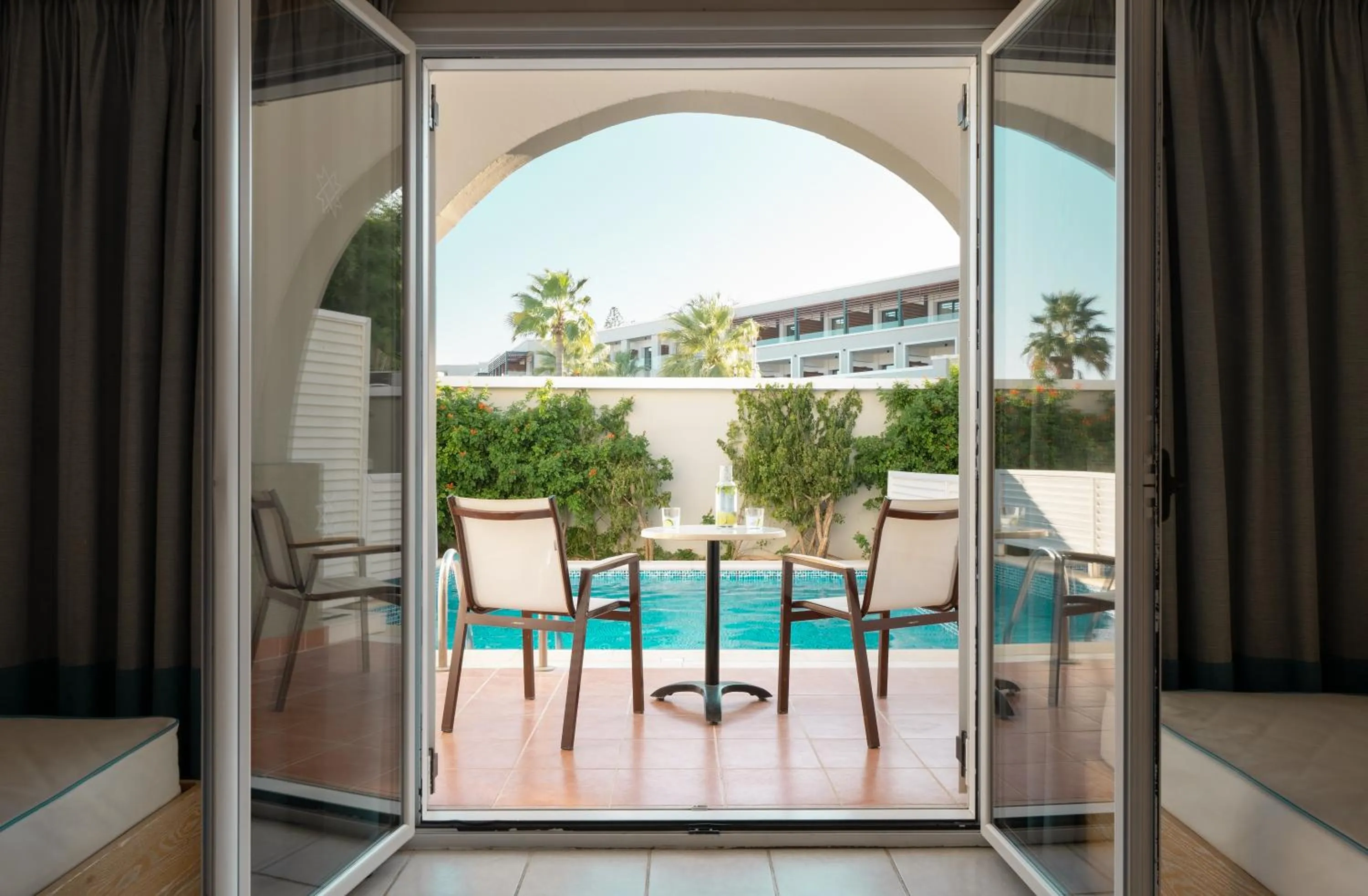 Pool view in Mitsis Rodos Village