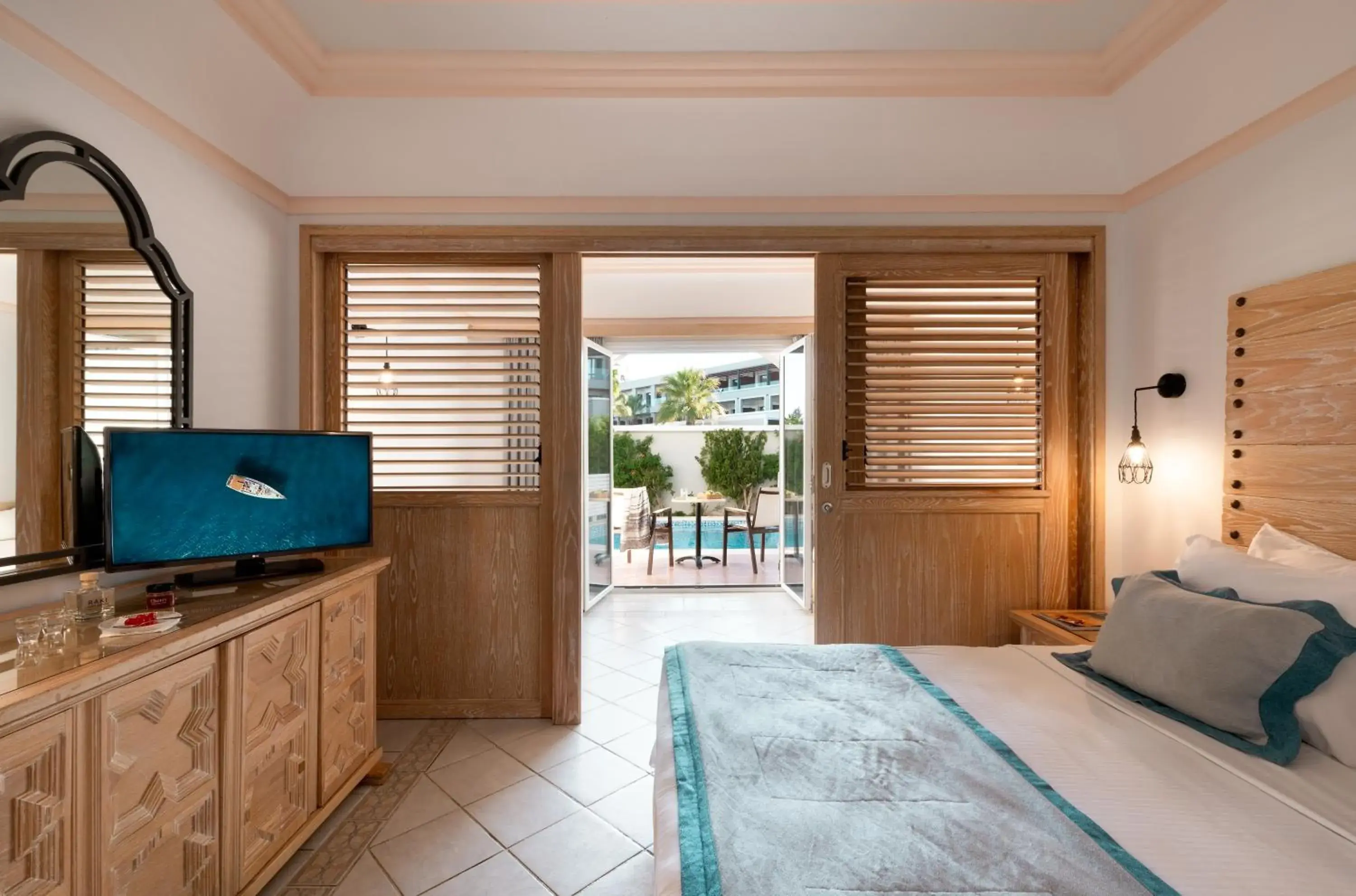 Family Sharing Pool in Mitsis Rodos Village Family Sharing Pool in Mitsis Rodos Village