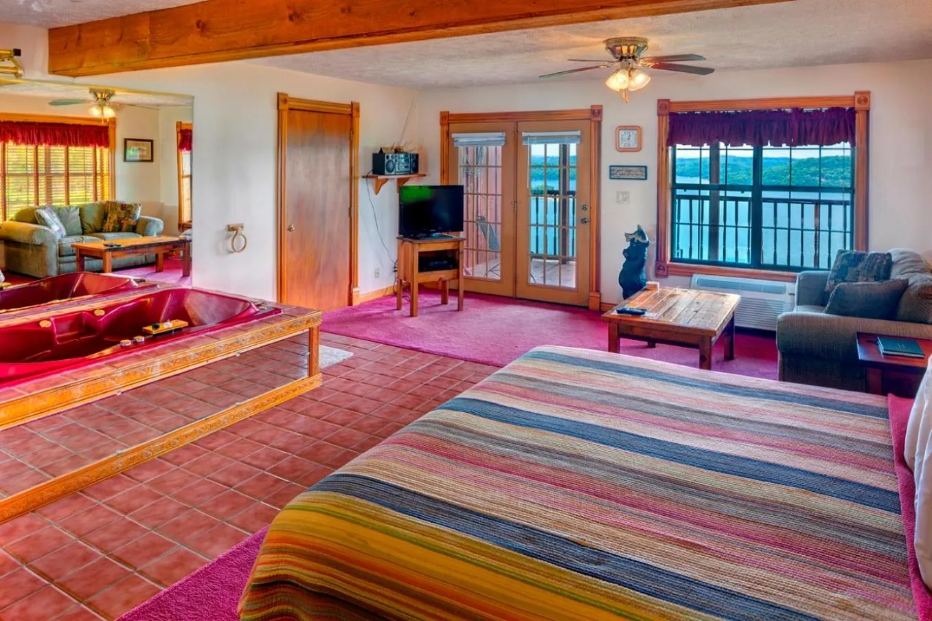 Bed in Sugar Ridge Resort