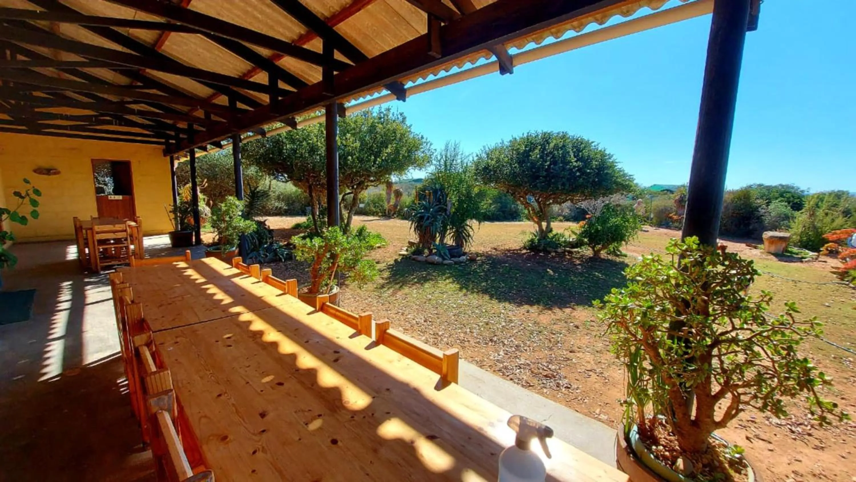 Seating area in Kudu Ridge Game Lodge