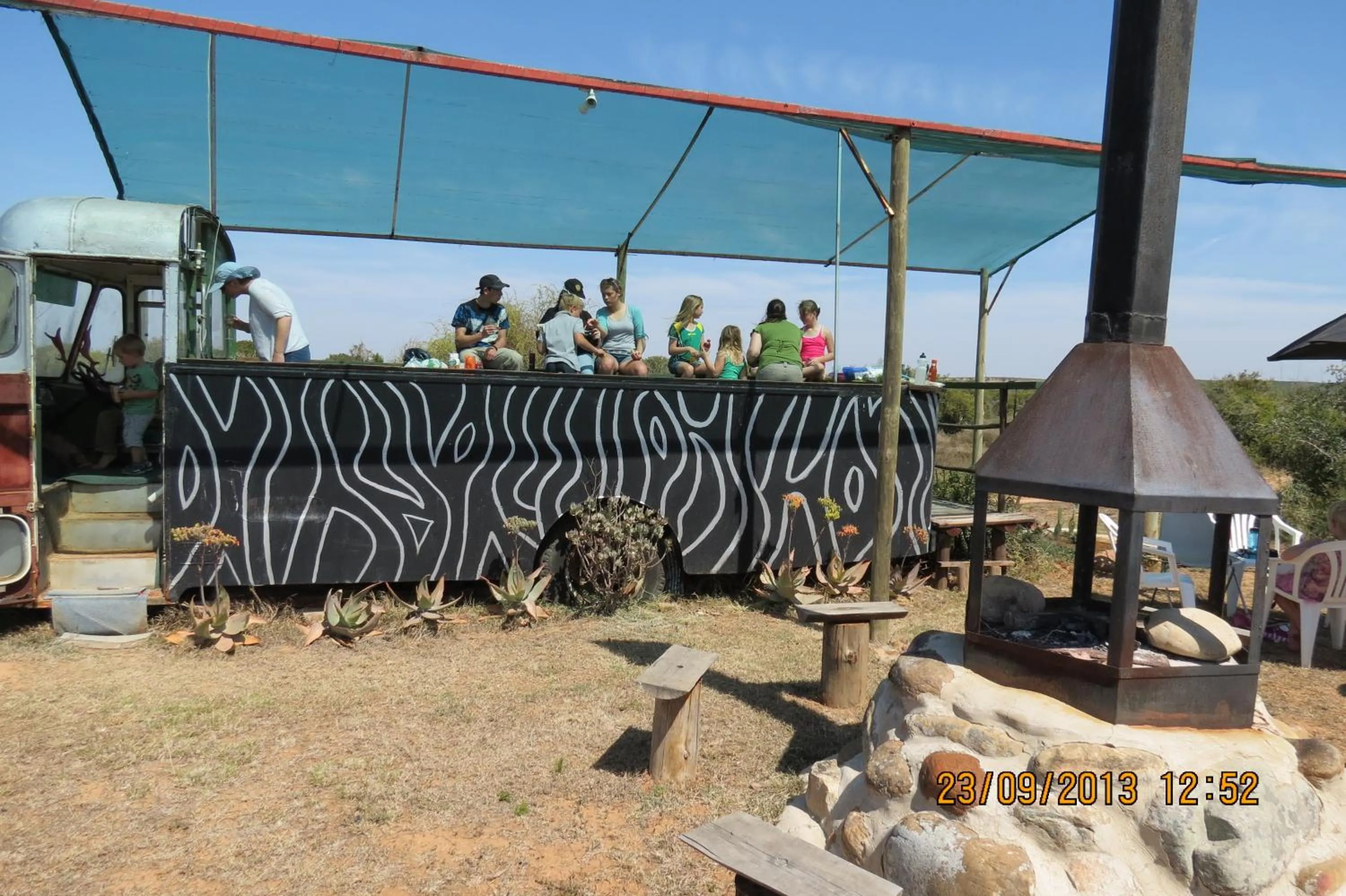 BBQ facilities in Kudu Ridge Game Lodge