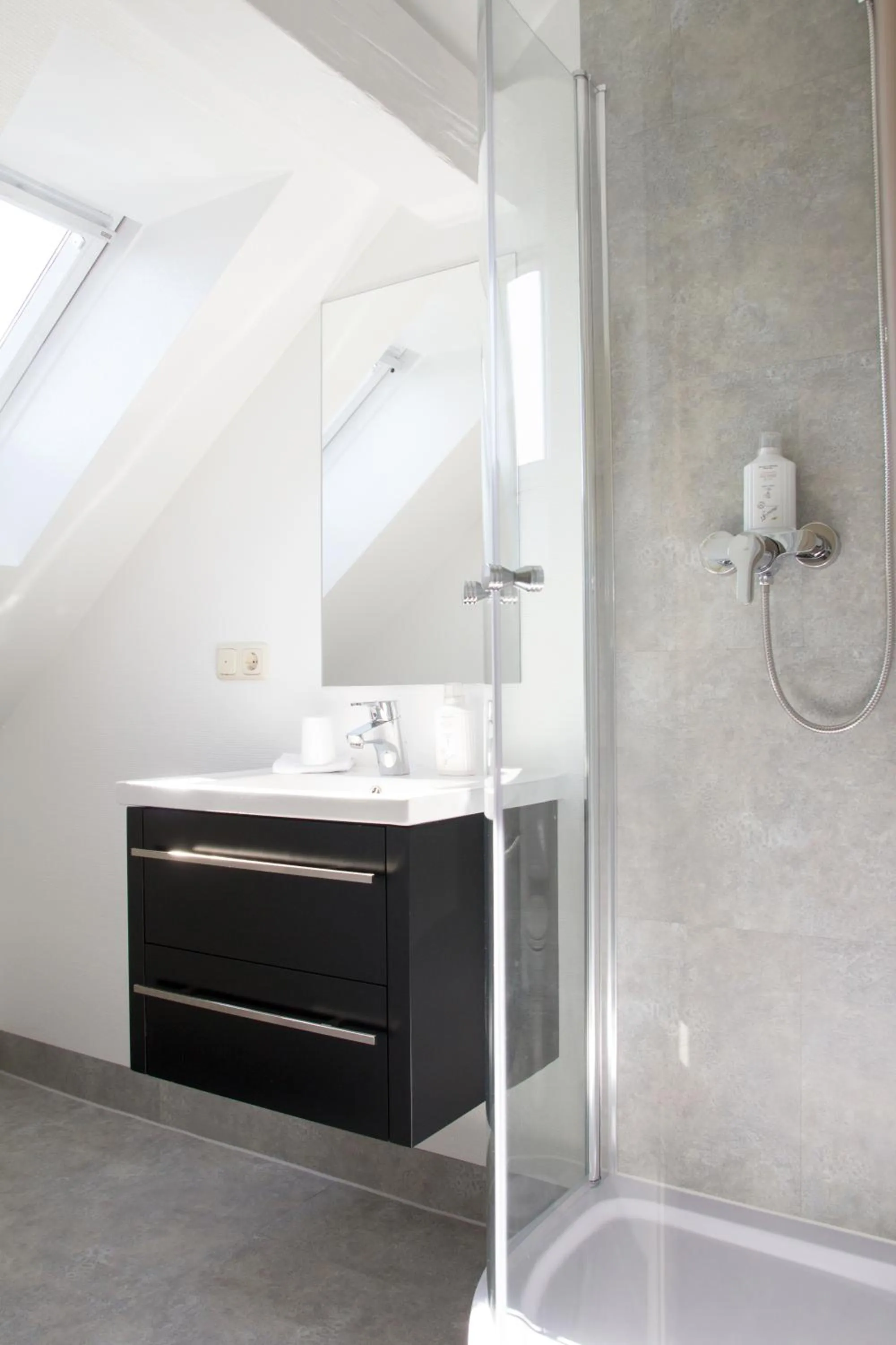 Shower in Hotel Gewürzmühle