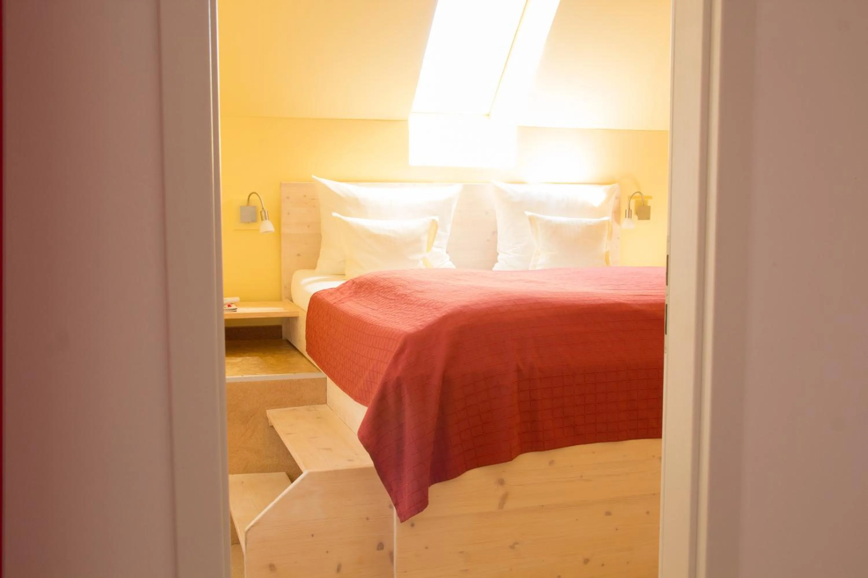 Photo of the whole room, Bed in Hotel Gewürzmühle