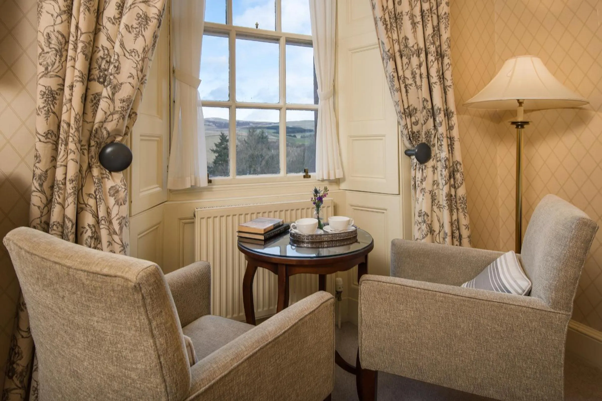 Bedroom in Cringletie House