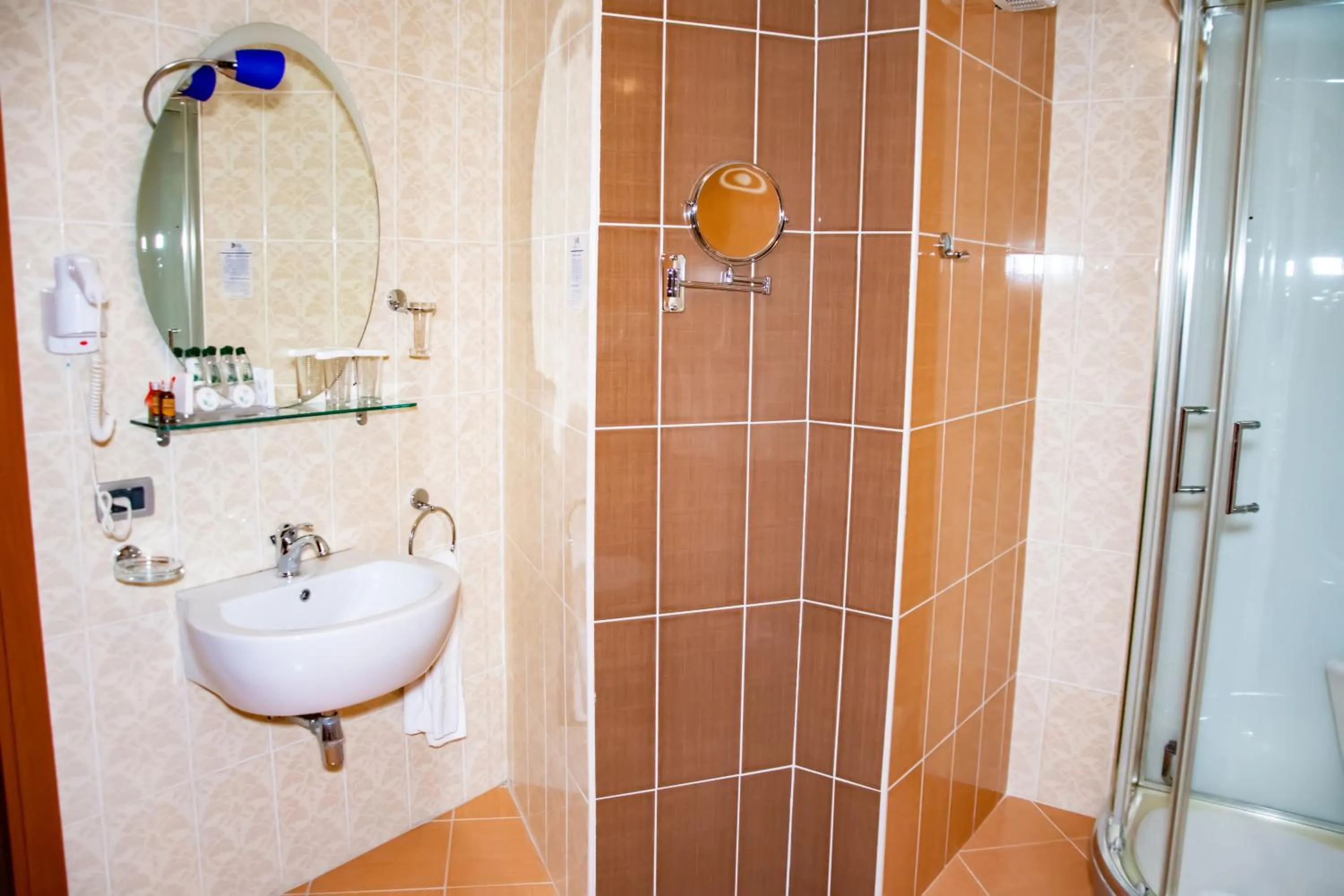 Shower in Hotel Airport Tirana