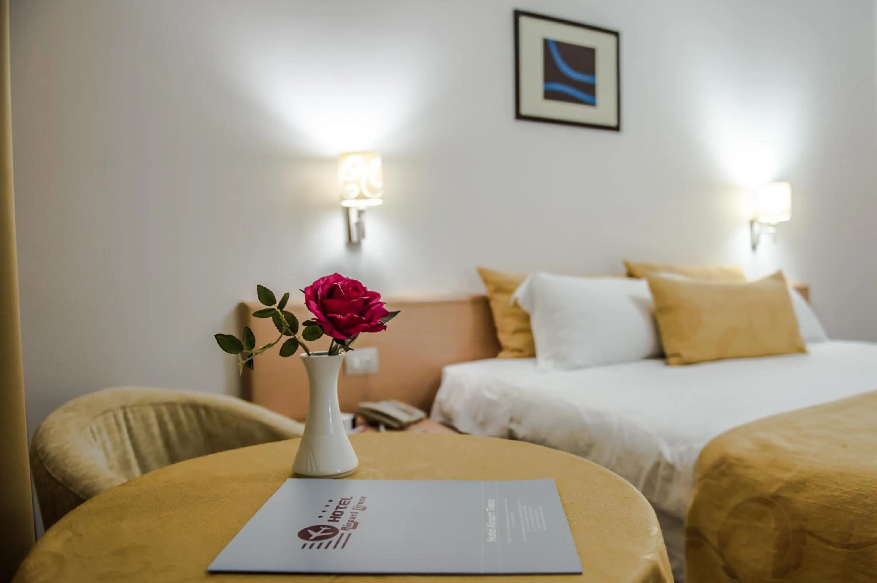 Bed in Hotel Airport Tirana