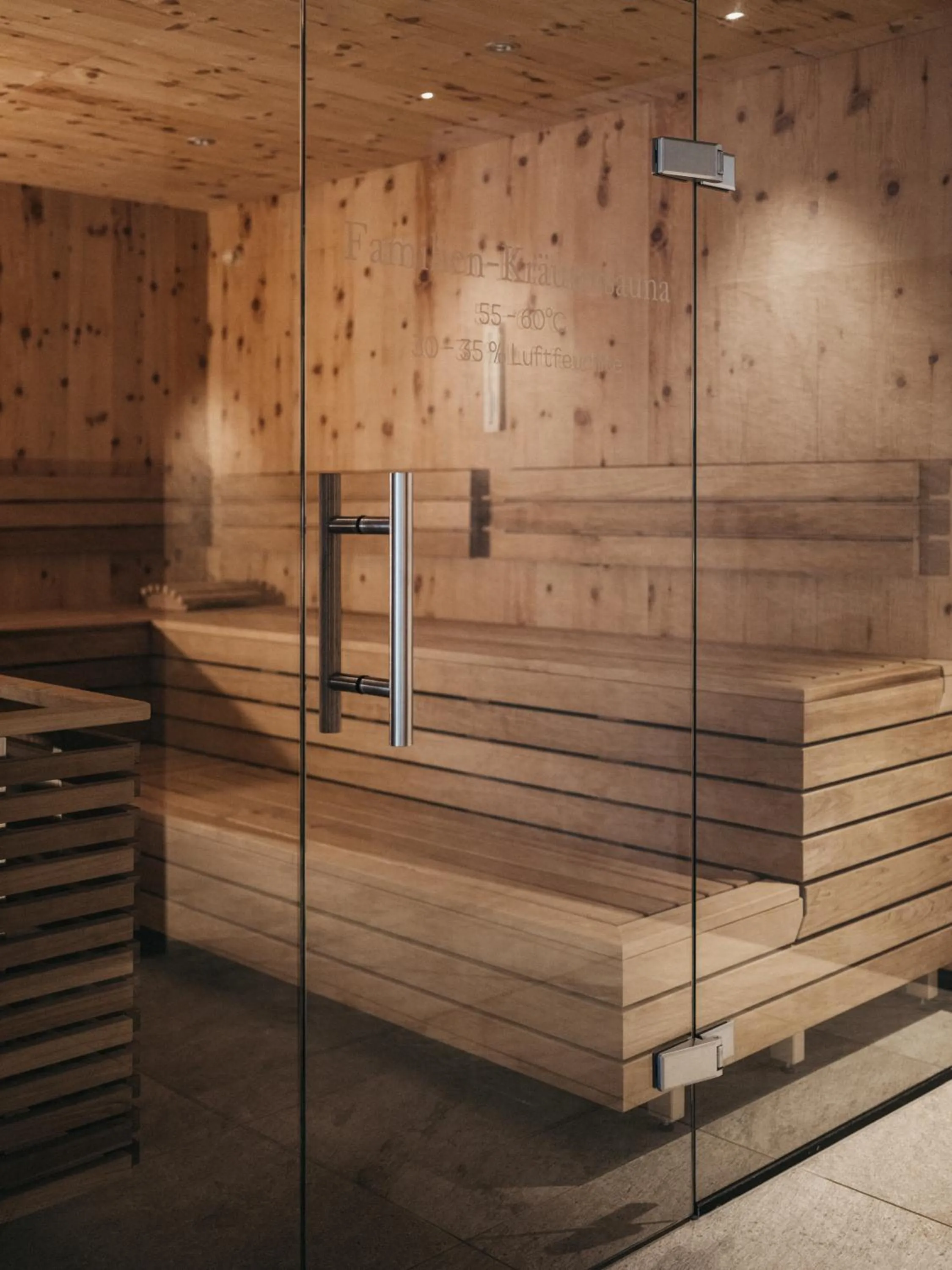 Sauna in Biohotel Rupertus