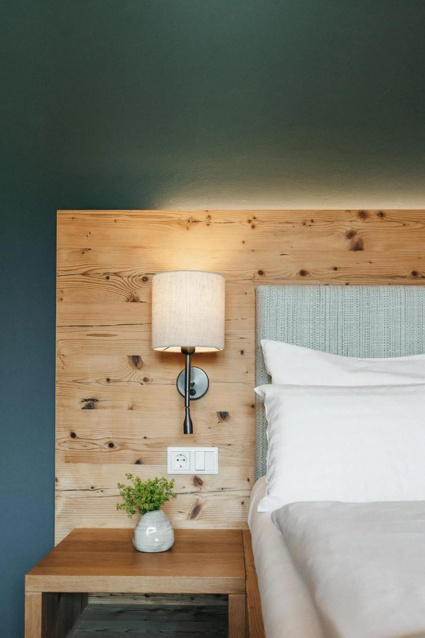 Bed in Biohotel Rupertus