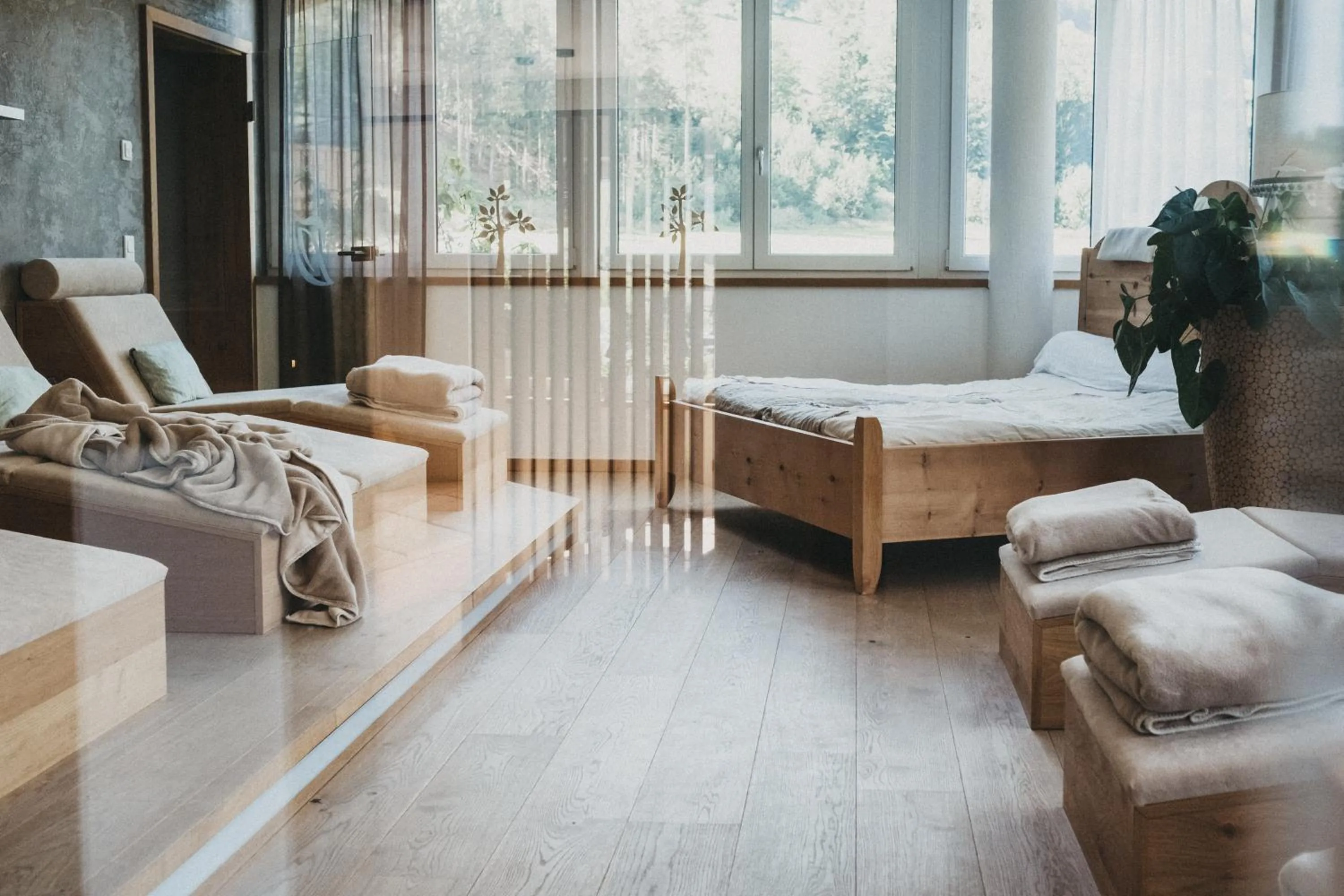 Spa and wellness centre/facilities, Bed in Biohotel Rupertus